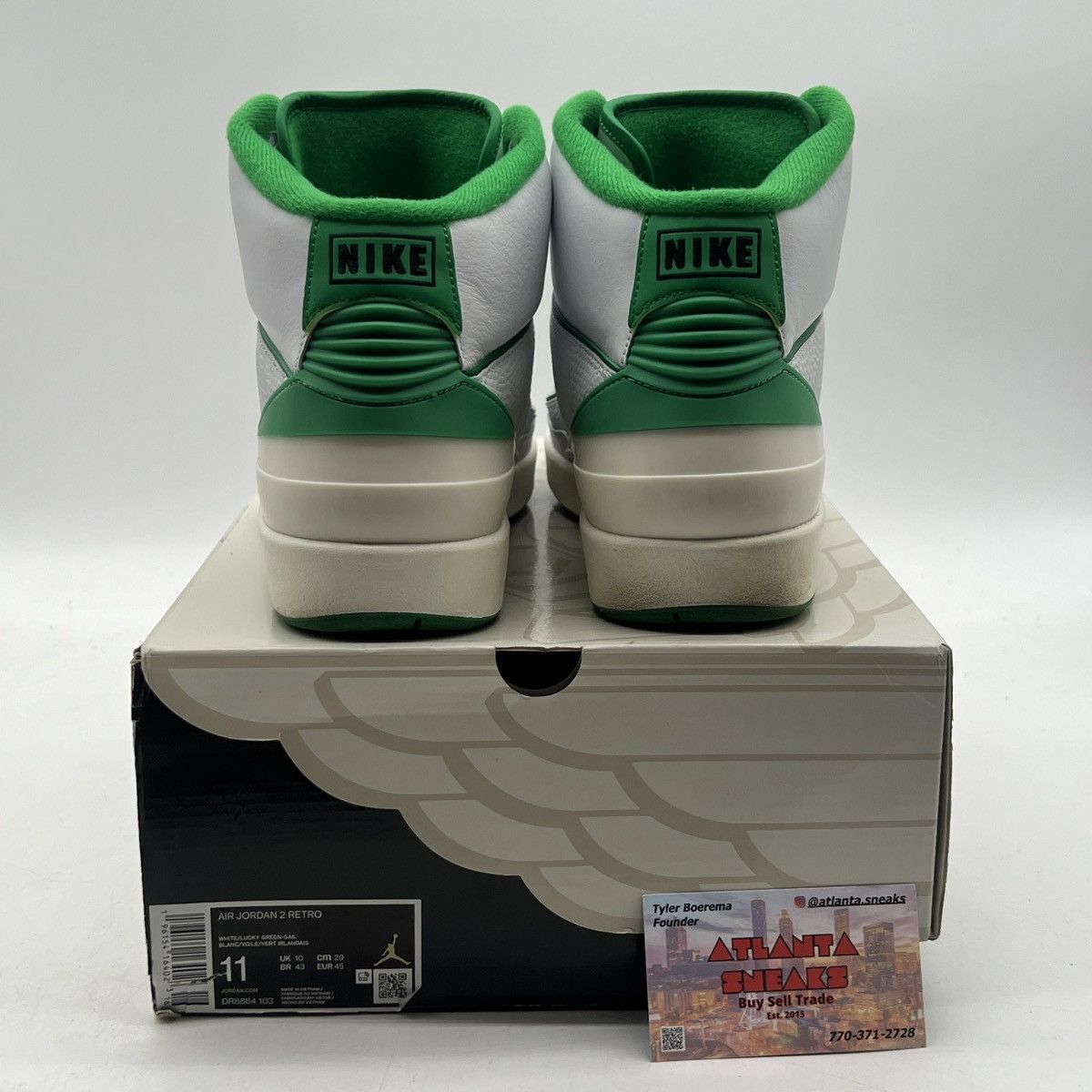 Jordan Brand Air Jordan 2 lucky green Size US 11 / EU 44 - 3 Thumbnail