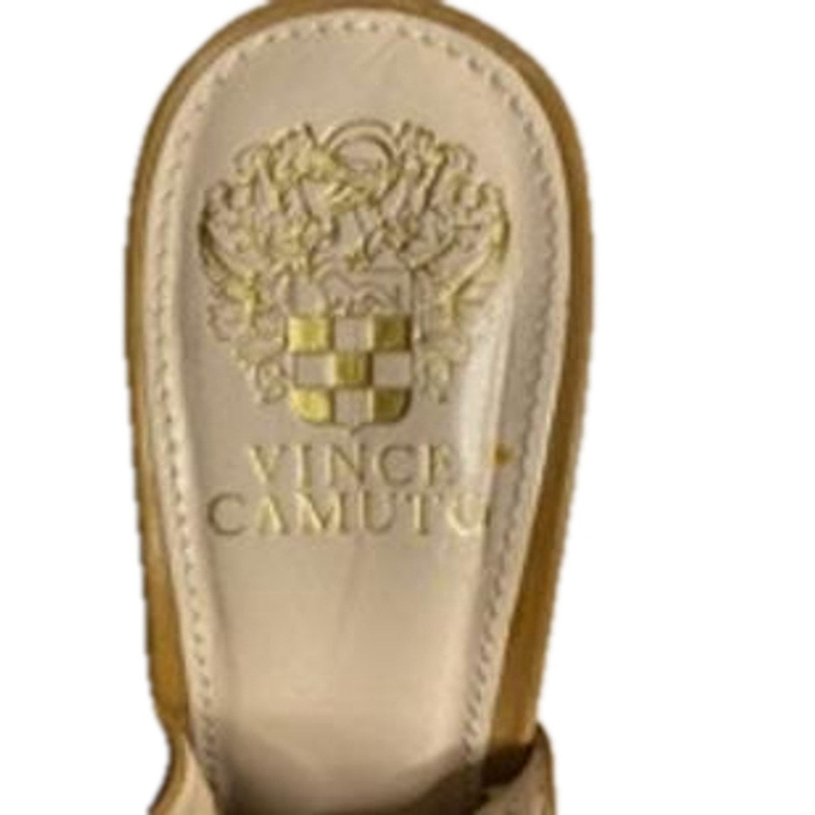 Vince Camuto Vince Camuto Brown Leather Cutout Block Heel Sandals 7M Size US 7 / IT 37 - 8 Thumbnail