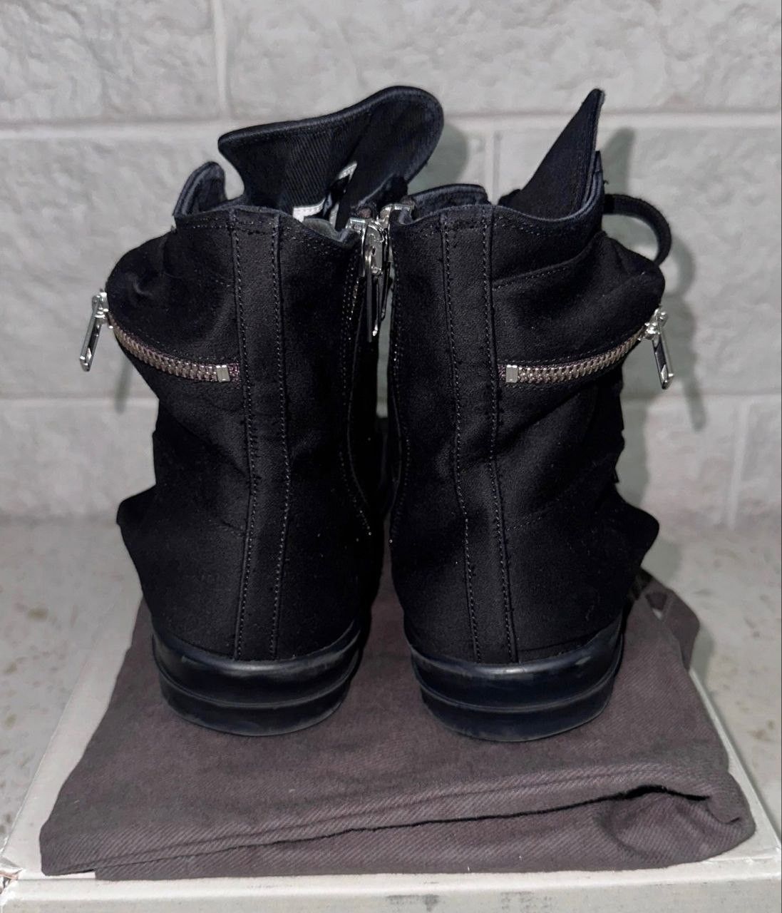 Rick Owens Rick Owens Cargo Ramones Black Size US 11 / IT 41 - 3 Thumbnail