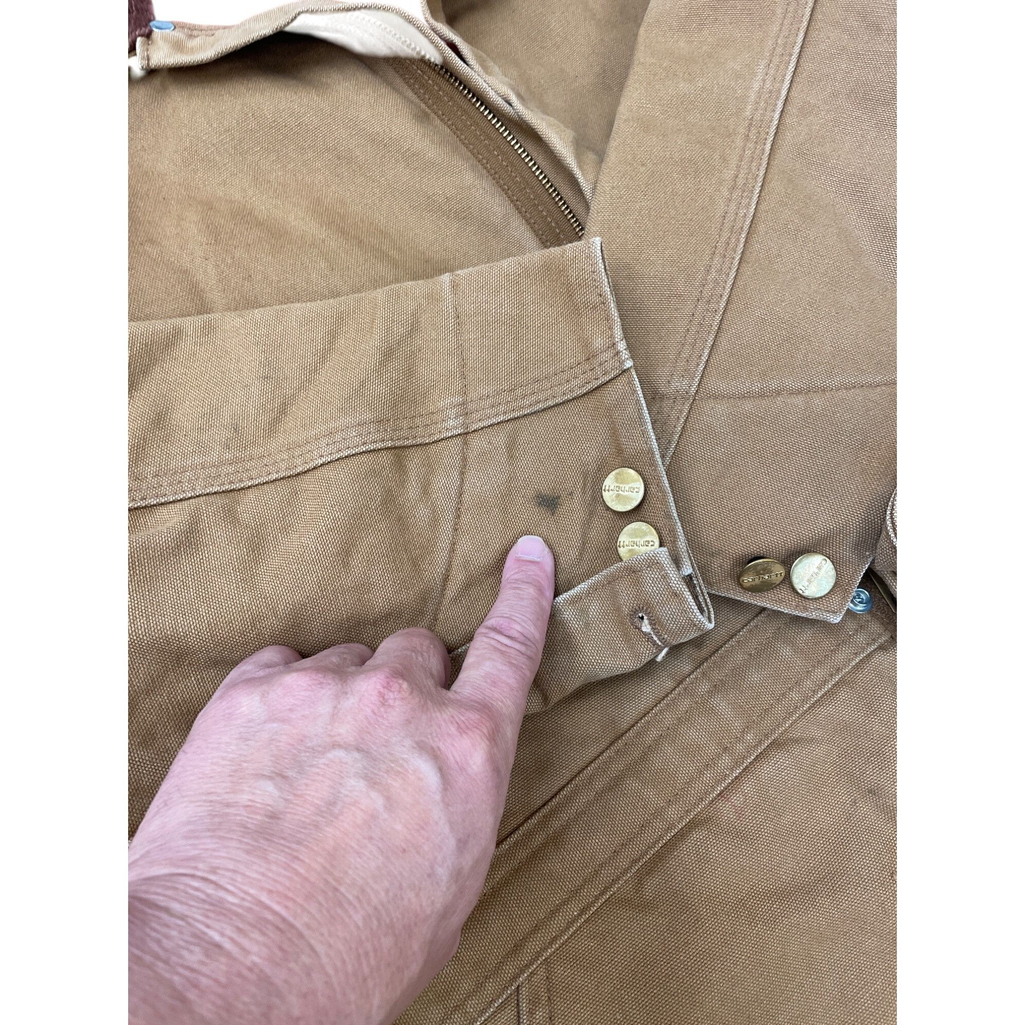 Carhartt Carhartt X01BRN Mens Tan Insulated Coveralls Size 50 S SKU 8 Size US M / EU 48-50 / 2 - 23 Thumbnail