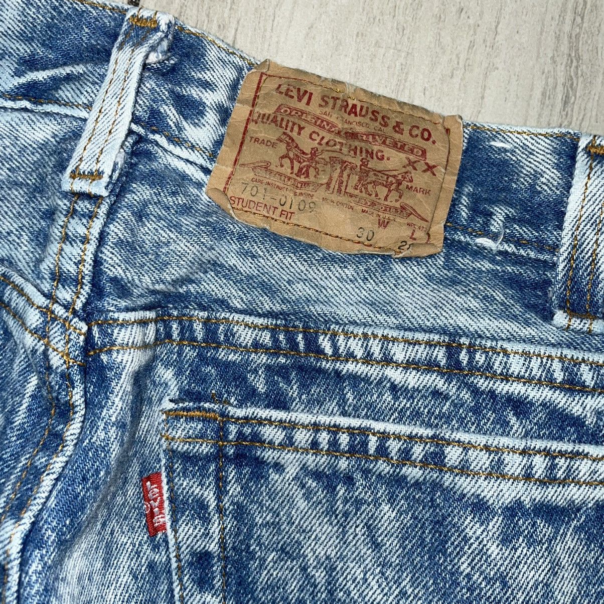 Levi's Vintage Clothing Levi’s 701-0109 XX Student Fit Made in USA Size US 28 / EU 44 - 2 Thumbnail