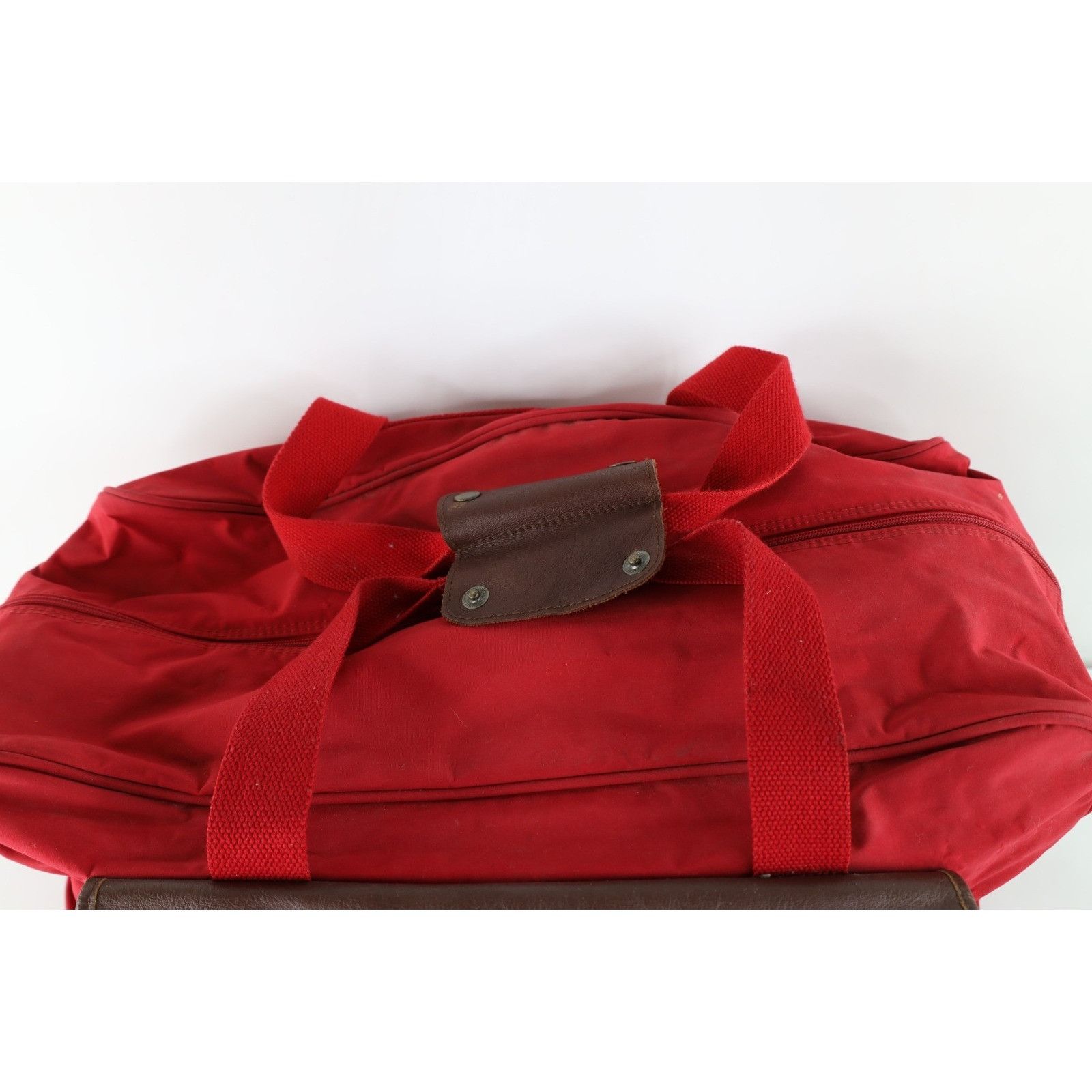 Marlboro Vintage 90s Marlboro Distressed Spell Out Handled Duffel Bag Size ONE SIZE - 3 Thumbnail