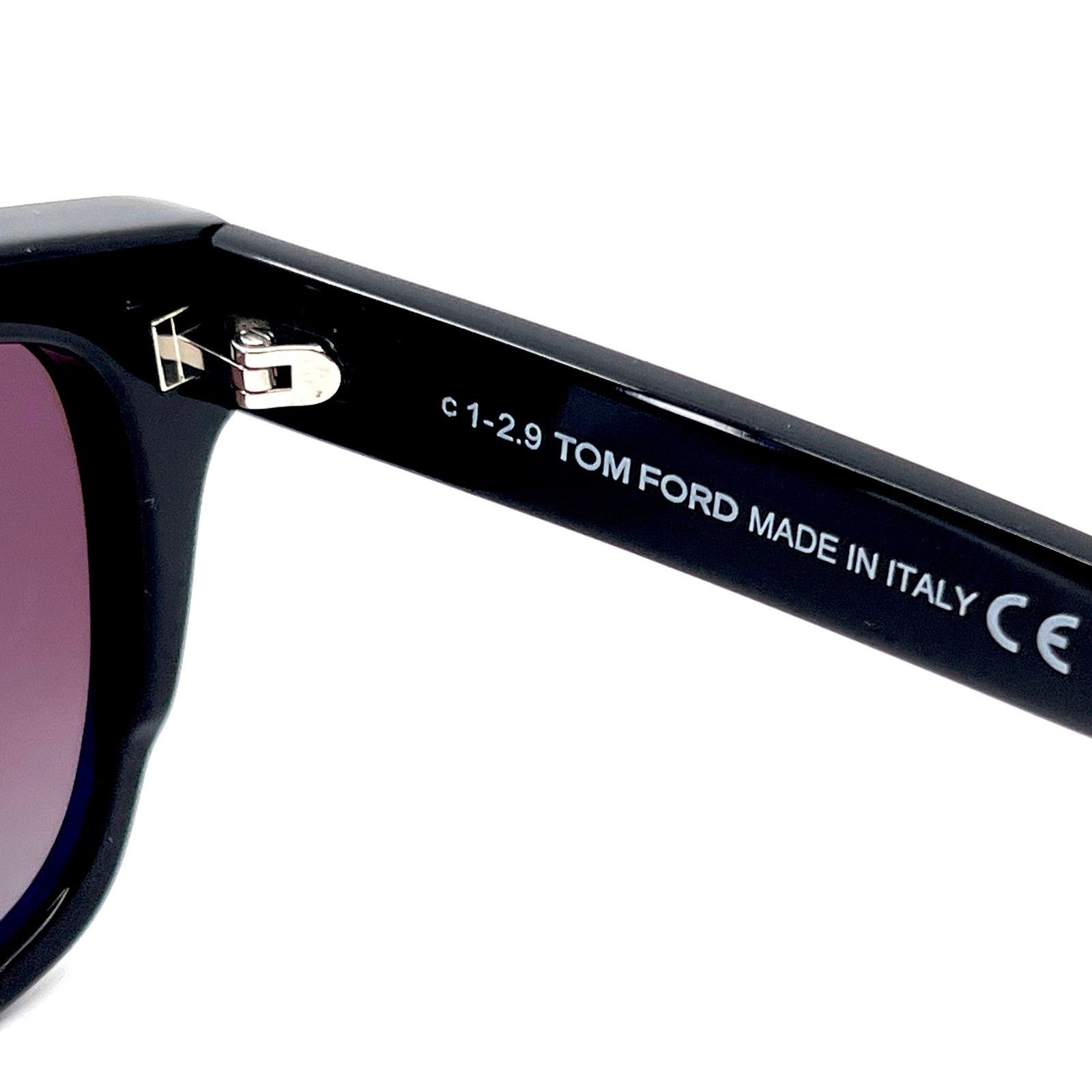 Tom Ford New, TOM FORD Lauren-02 Sunglasses TF614 01H Polarized Size ONE SIZE - 9 Thumbnail