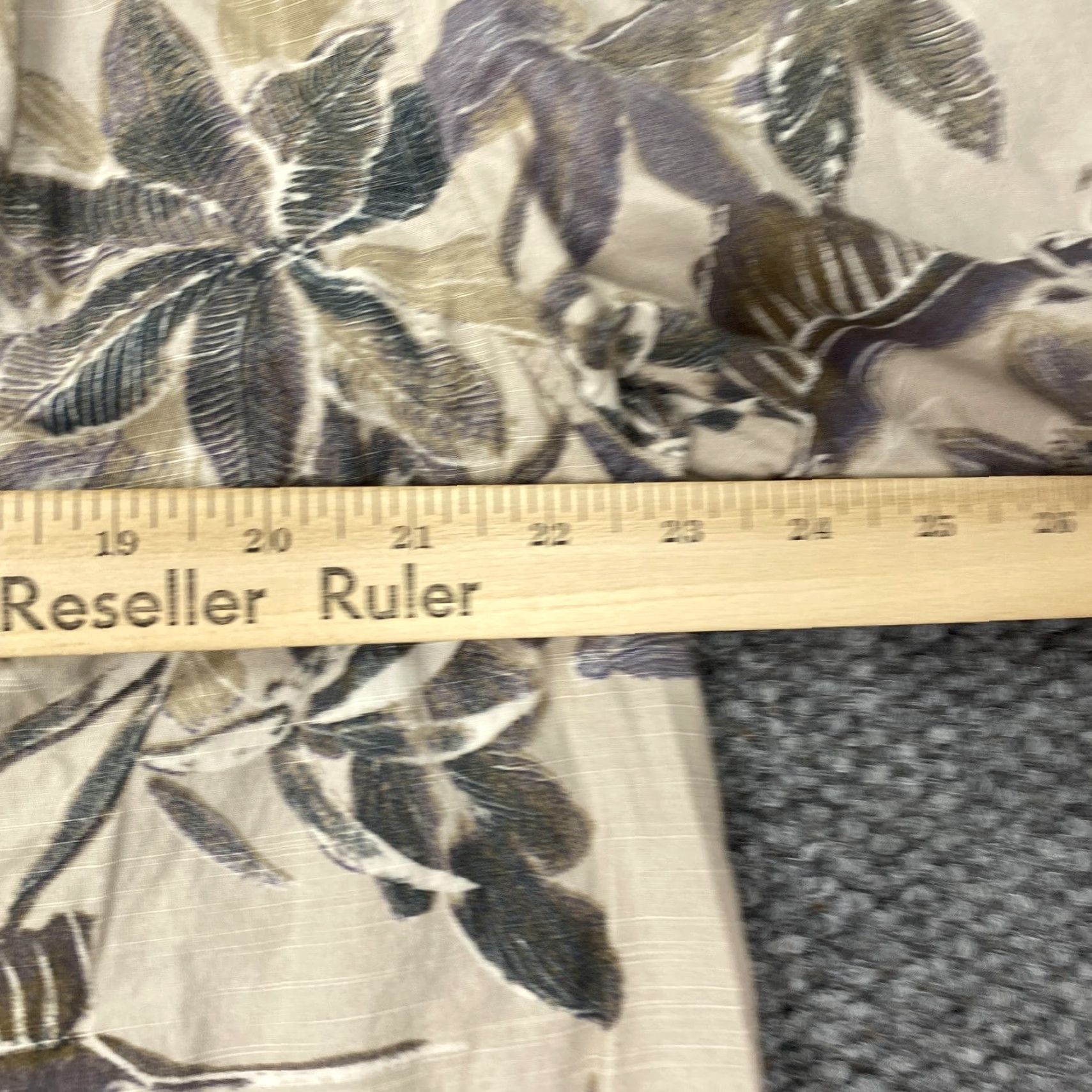 ALOHAS VINTAGE Columbia Shirt Mens Large Beige Floral Hawaiian Aloha Button Front Cotton AM7635 Tropical Beach Mens L Beige Floral Hawaiian Shirt Size US L / EU 52-54 / 3 - 8 Thumbnail