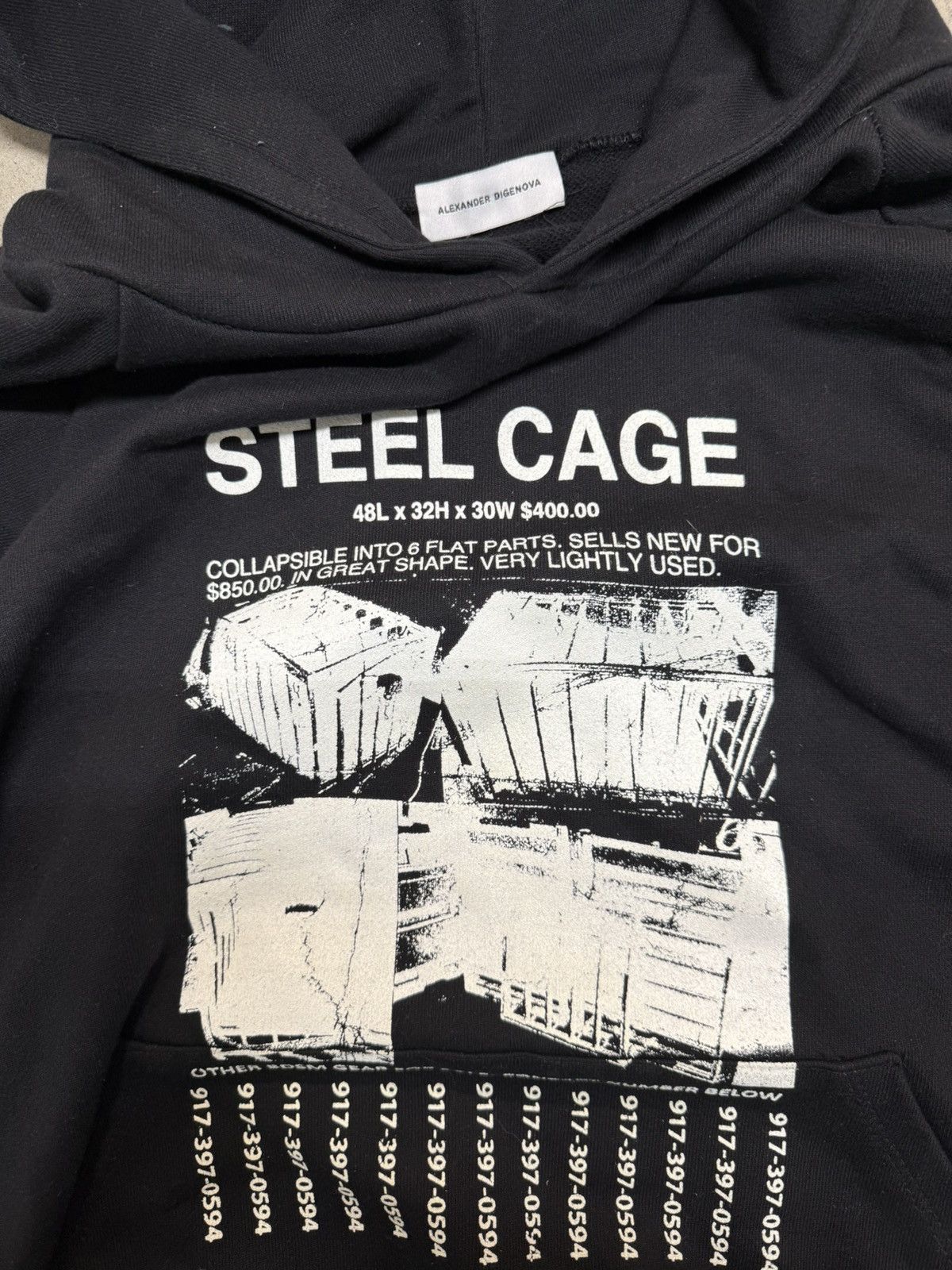 ALEXANDER DIGENOVA Alexander Digenova Black Steel Cage Hoodie Size US L / EU 52-54 / 3 - 3 Thumbnail