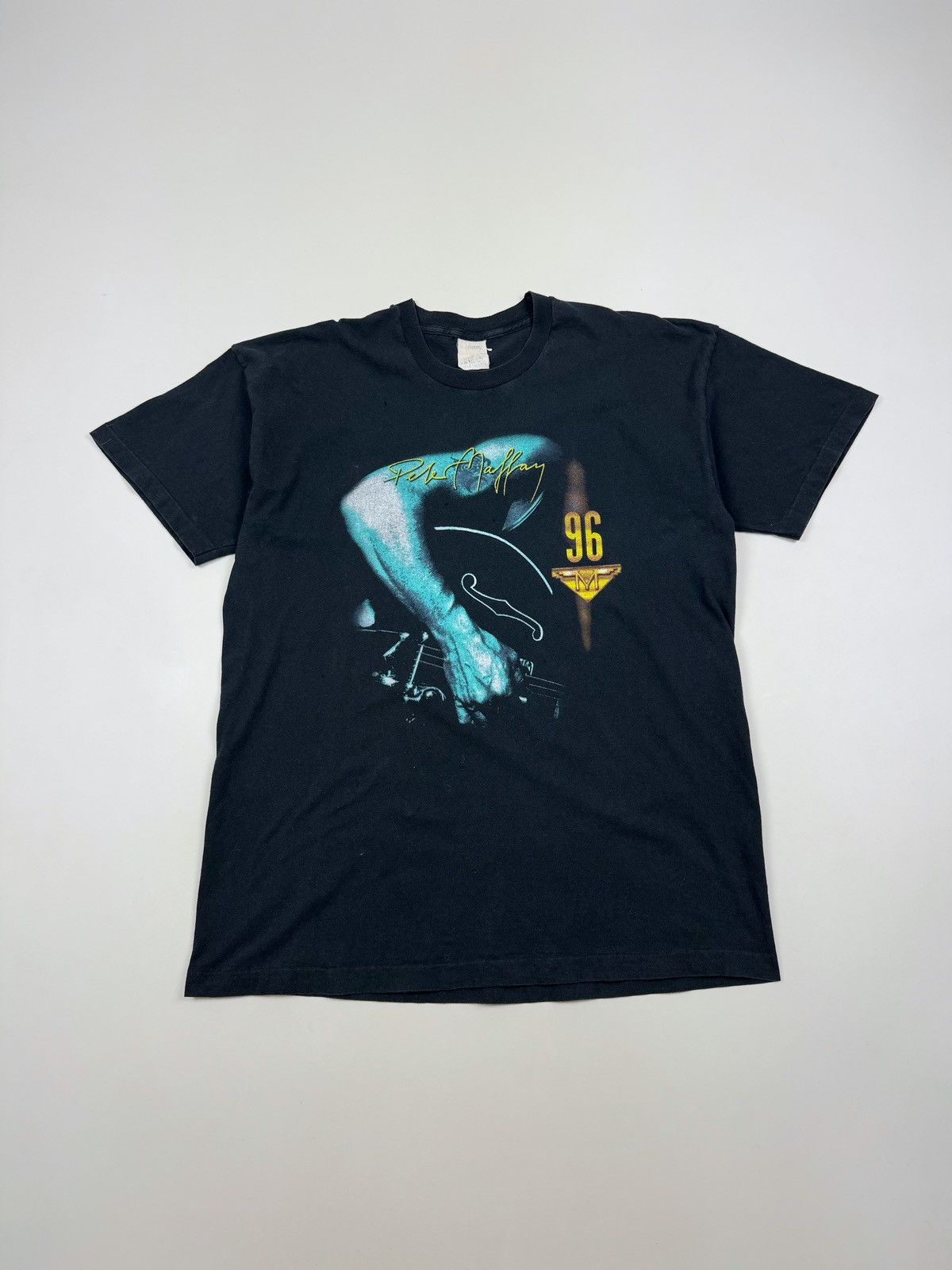 Band Tees × Vintage 1996 Peter Maffay Distressed Tour Single Stitch T-Shirt Size US XL / EU 56 / 4 - 1 Thumbnail