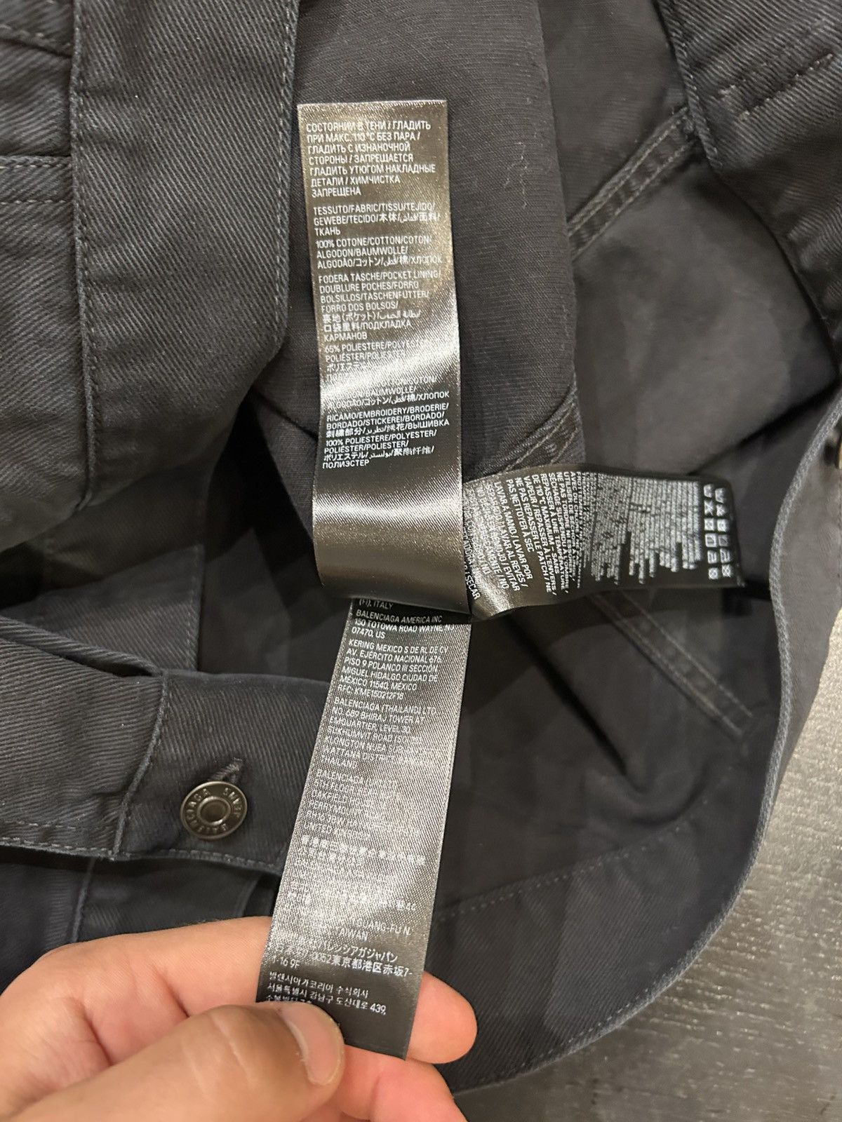 Balenciaga Balenciaga Tape Campaign Embroidered Denim Jacket Size US XL / EU 56 / 4 - 6 Thumbnail