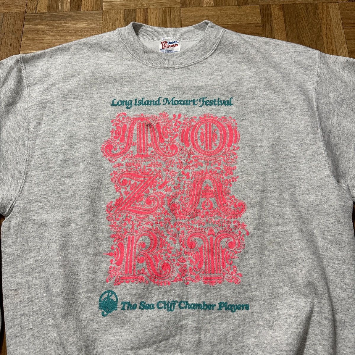 Hanes Vintage Long Island Mozart Festival sweatshirt Size US L / EU 52-54 / 3 - 3 Thumbnail