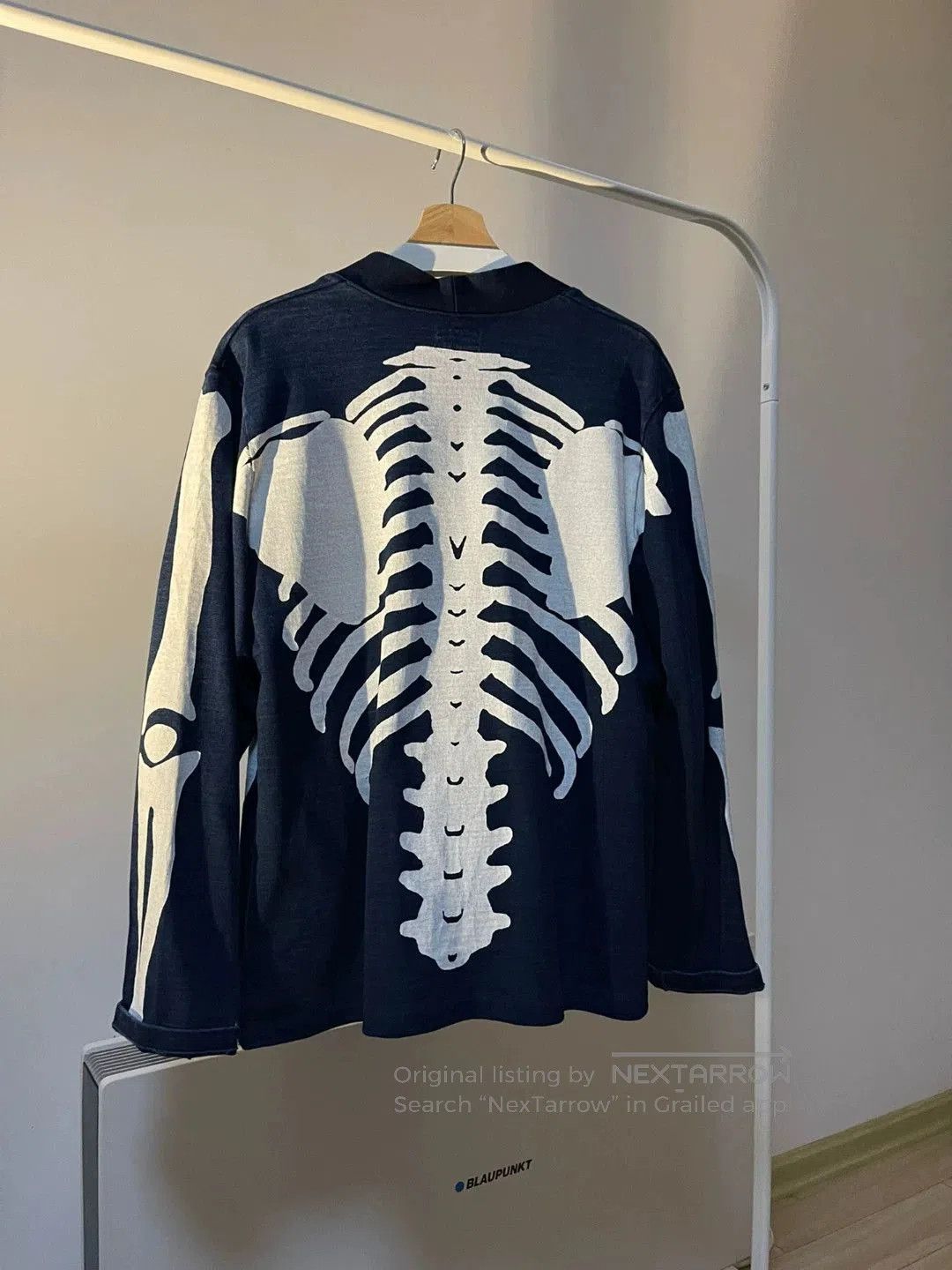 Kapital kapital bone cardigan with skeleton design. Size US M / EU 48-50 / 2 - 2 Thumbnail