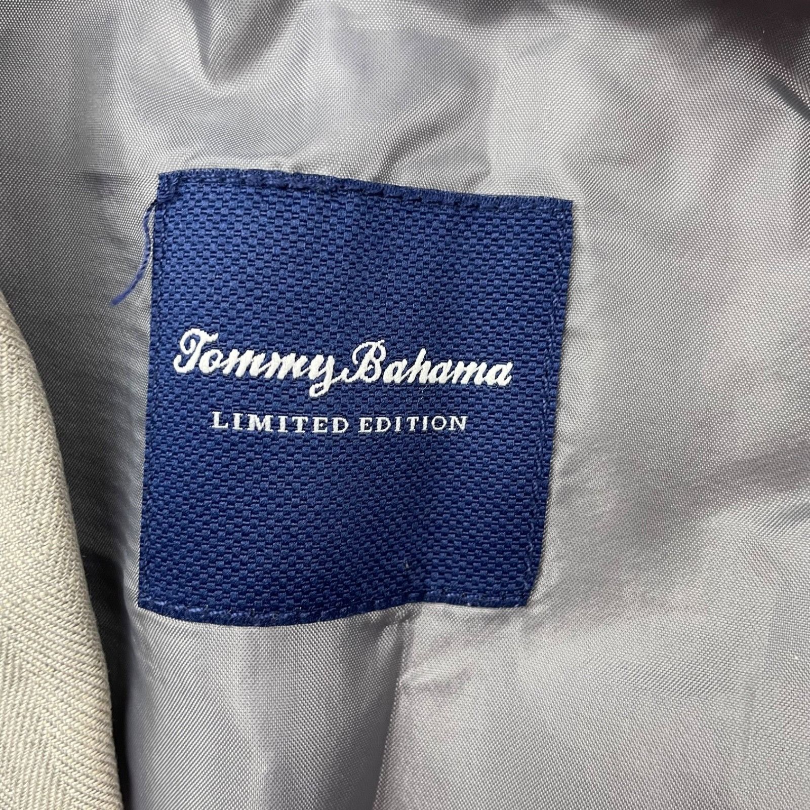 Tommy Bahama Tommy Bahama Men’s 100% Irish Linen 2-Button Blazer Beige/Ta Size 40R - 6 Thumbnail