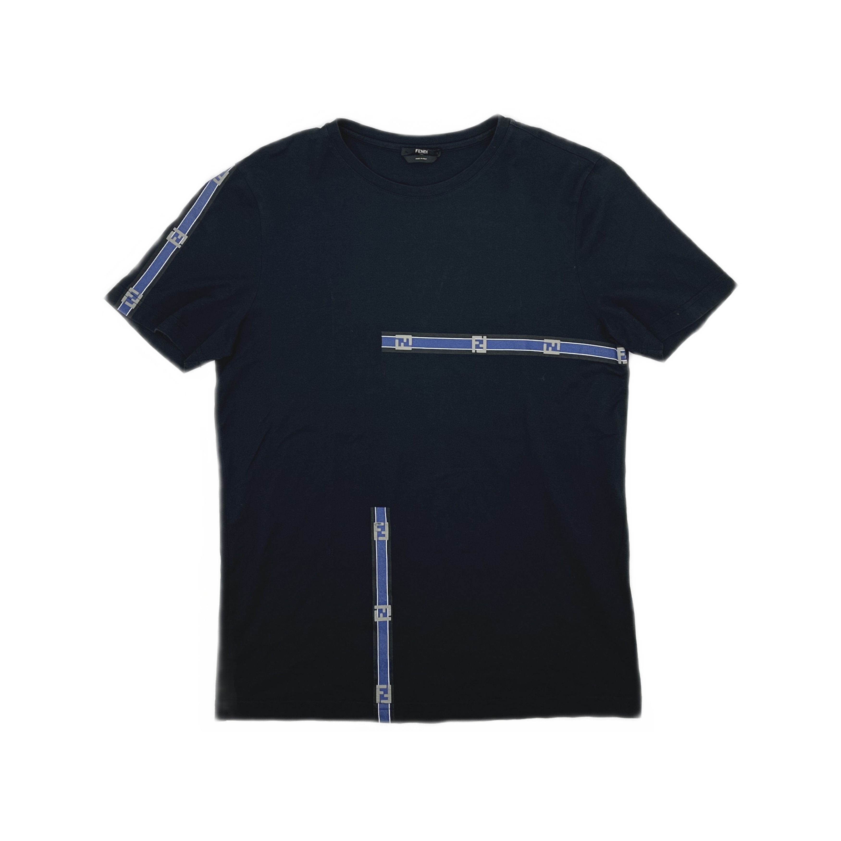 Fendi Fendi Logo Tape T-Shirt Size M Size US M / EU 48-50 / 2 - 1 Thumbnail