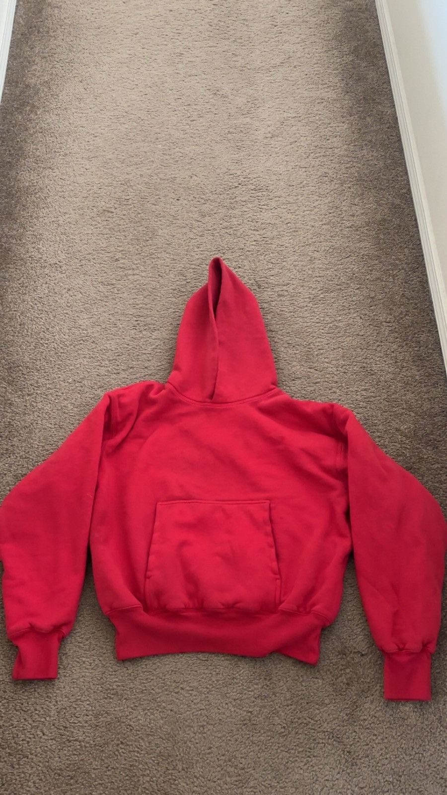 Kanye West × Yeezy Yeezy Gap Red Medium Perfect Hoodie Size US M / EU 48-50 / 2 - 1 Thumbnail