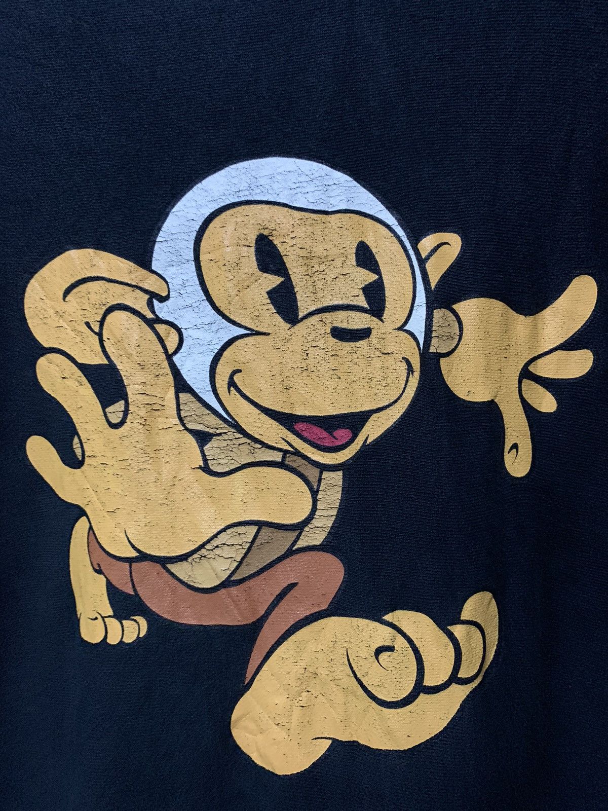 Bape Vtg BAPE Baby Milo Monkey Sweatshirt Size US M / EU 48-50 / 2 - 2 Thumbnail