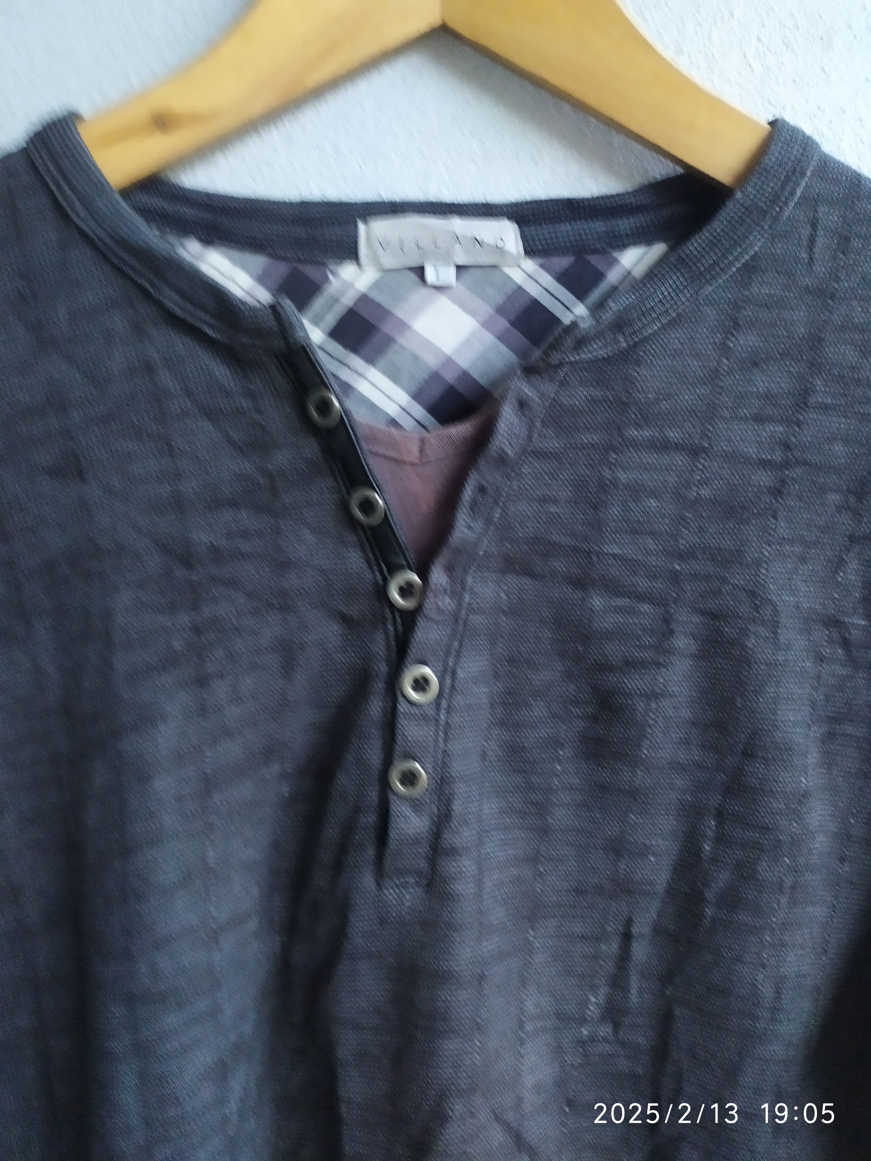 If Six Was Nine × Japanese Brand × Le Grande Bleu (L.G.B.) Japanese Faded Double Layer Long Slevee Villand Size US L / EU 52-54 / 3 - 3 Thumbnail