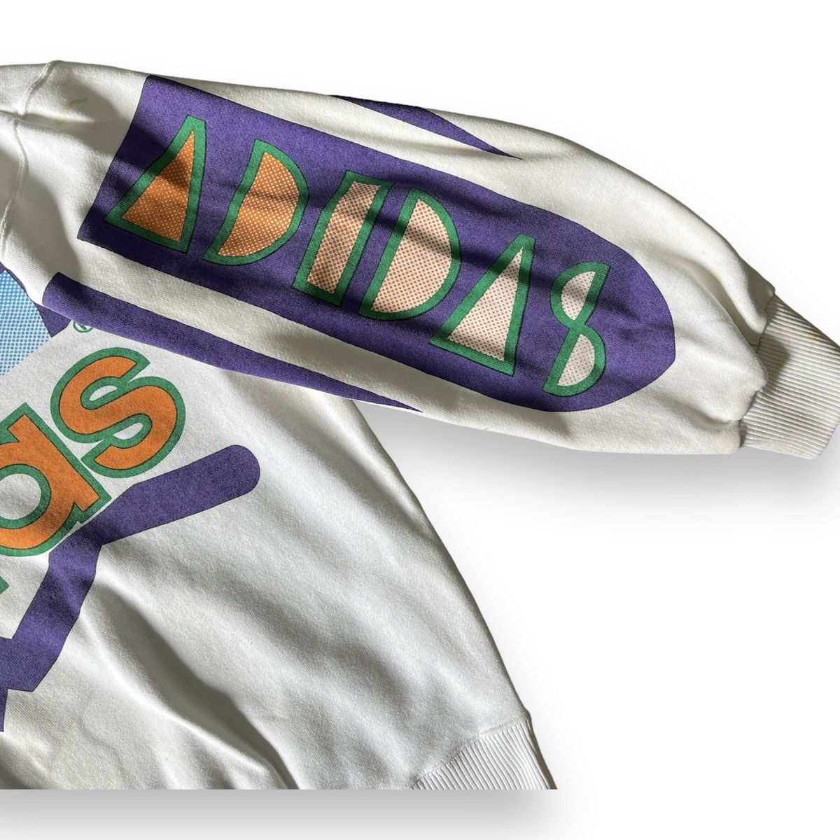 Adidas × Vintage Grails 90s Adidas Big Logo Overprinted Size US L / EU 52-54 / 3 - 18 Thumbnail