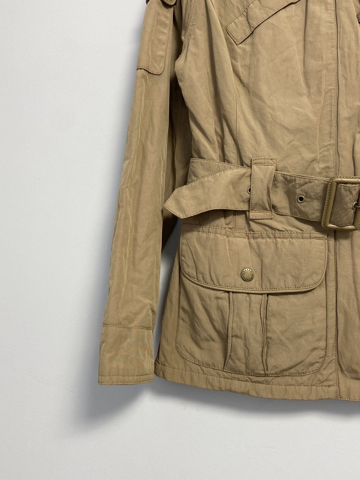 Barbour Barbour Ladies Steel Amelia Classic Field Jacket Size M / US 6-8 / IT 42-44 - 3 Thumbnail