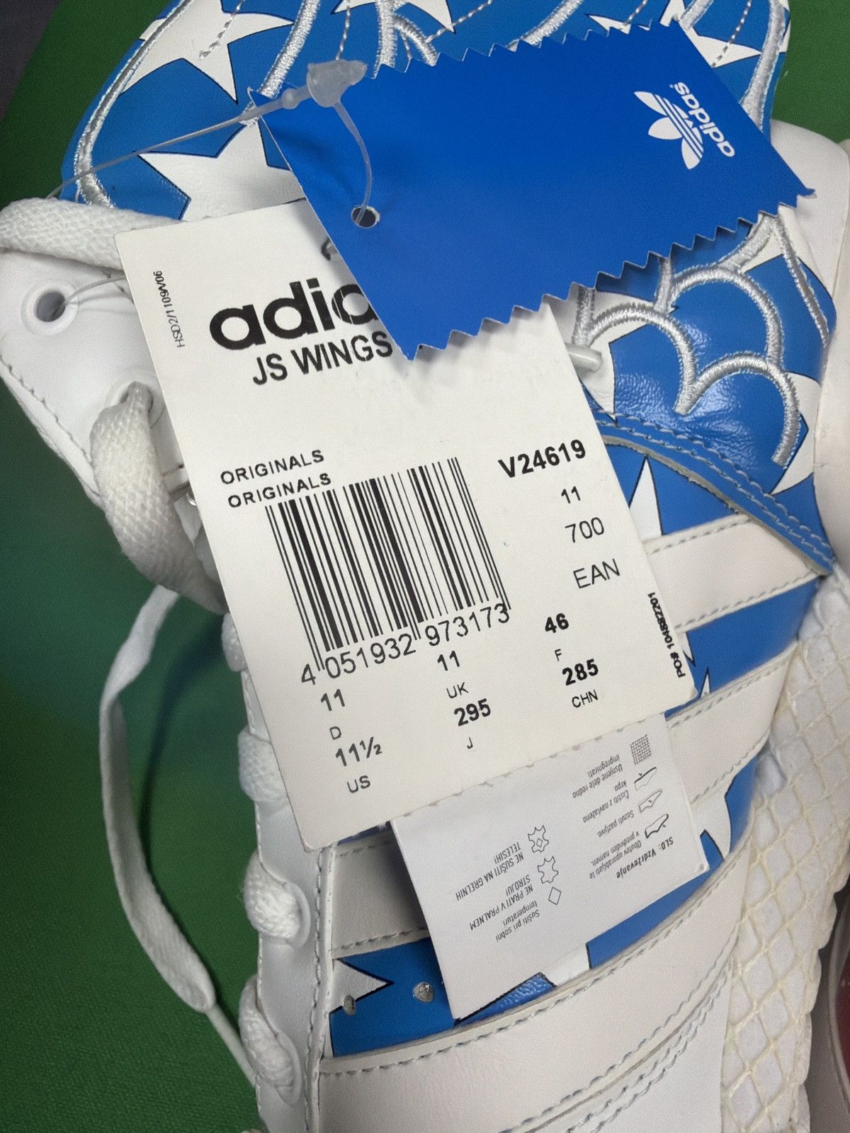 Adidas × Jeremy Scott Adidas Jeremy Scott Wings 2.0 Stars and Stripes Size US 11.5 / EU 44-45 - 12 Thumbnail