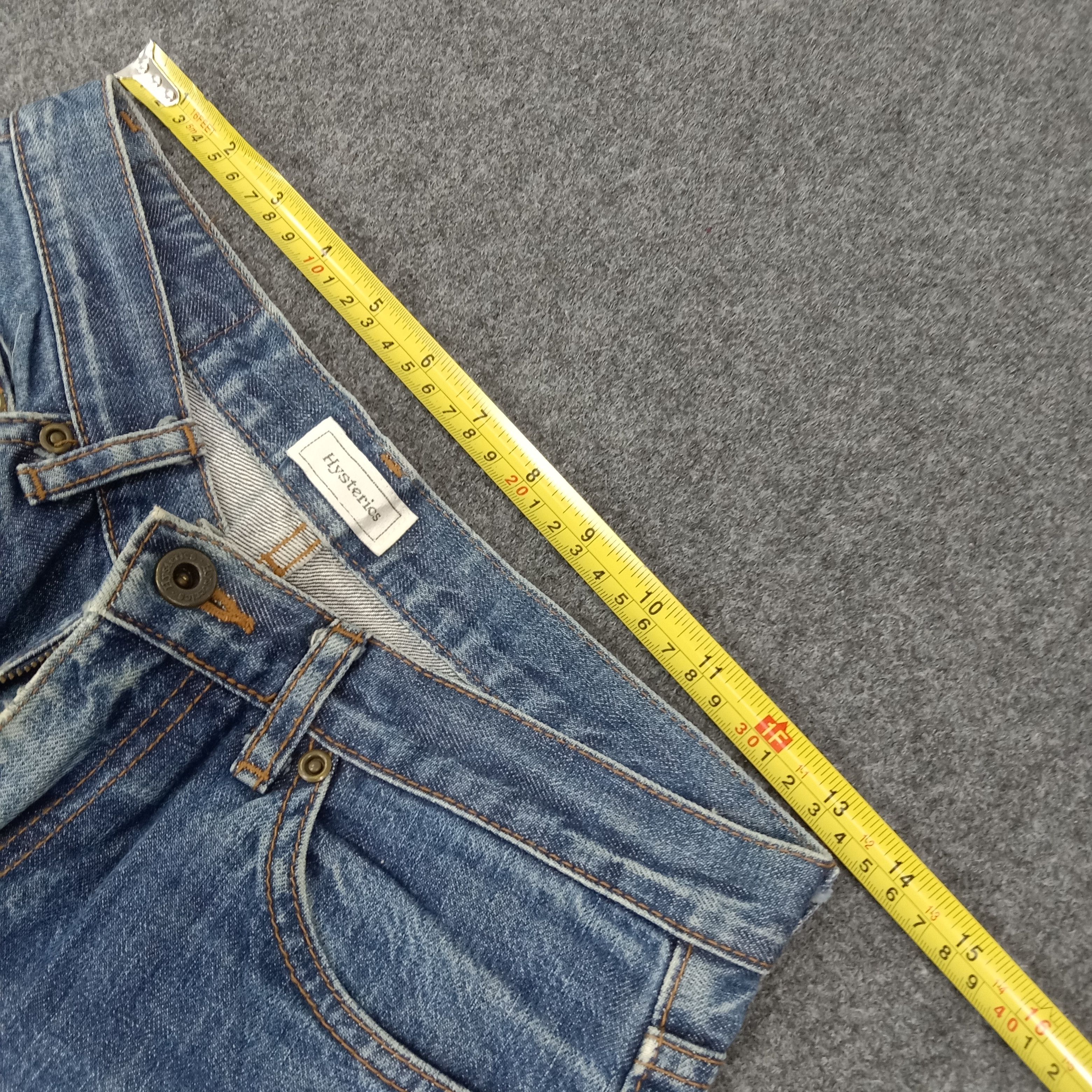Hysteric Glamour Hysterics Raider Flare Custom Logo Jeans C265N8 Size US 29 - 10 Thumbnail