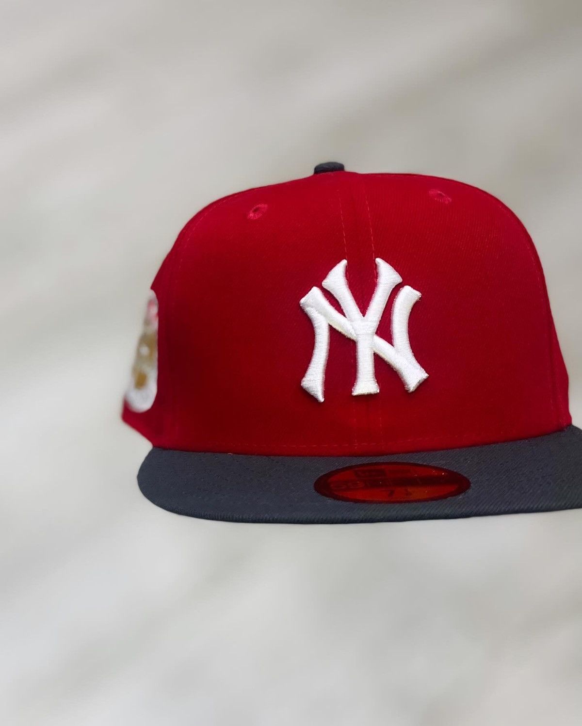image of Hat Club x Myfitteds New York Yankees 7 1/8 in Red, Men's