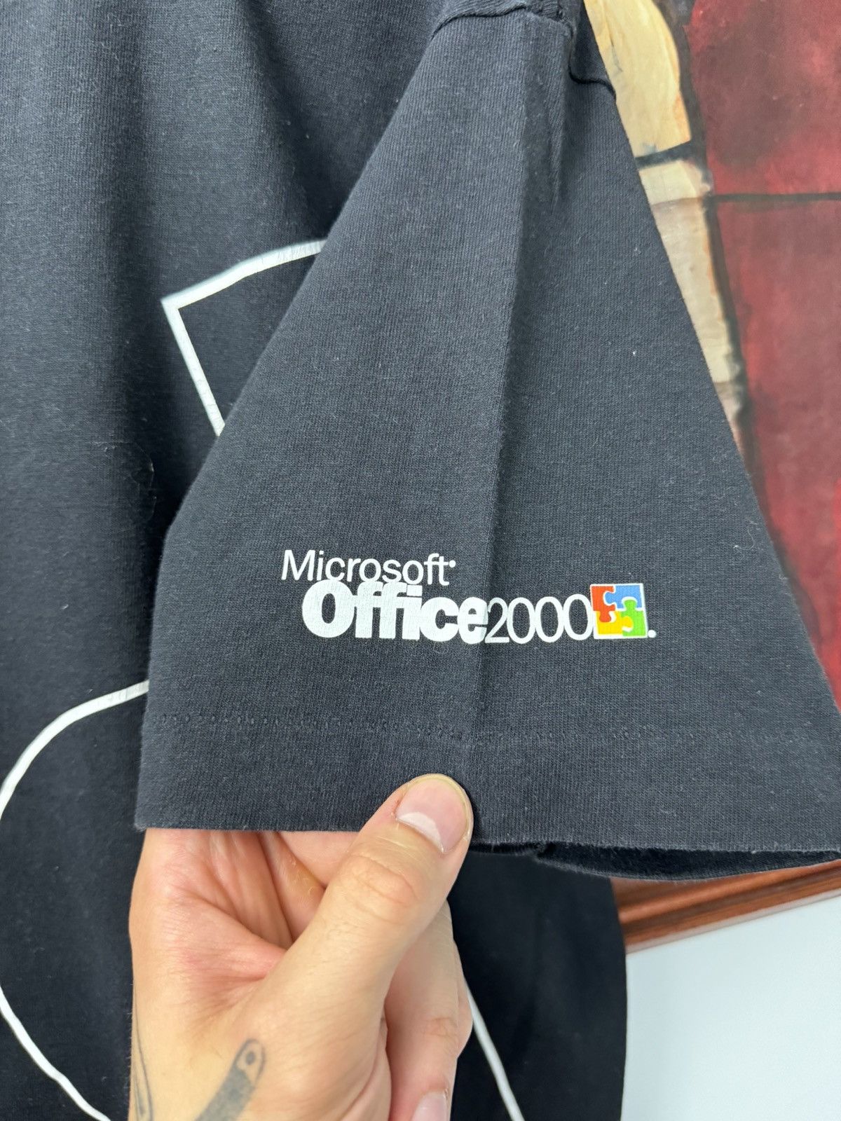 Apple Microsoft Office Vintage Tee Made In USA Single Stitch Rare Size US L / EU 52-54 / 3 - 2 Thumbnail