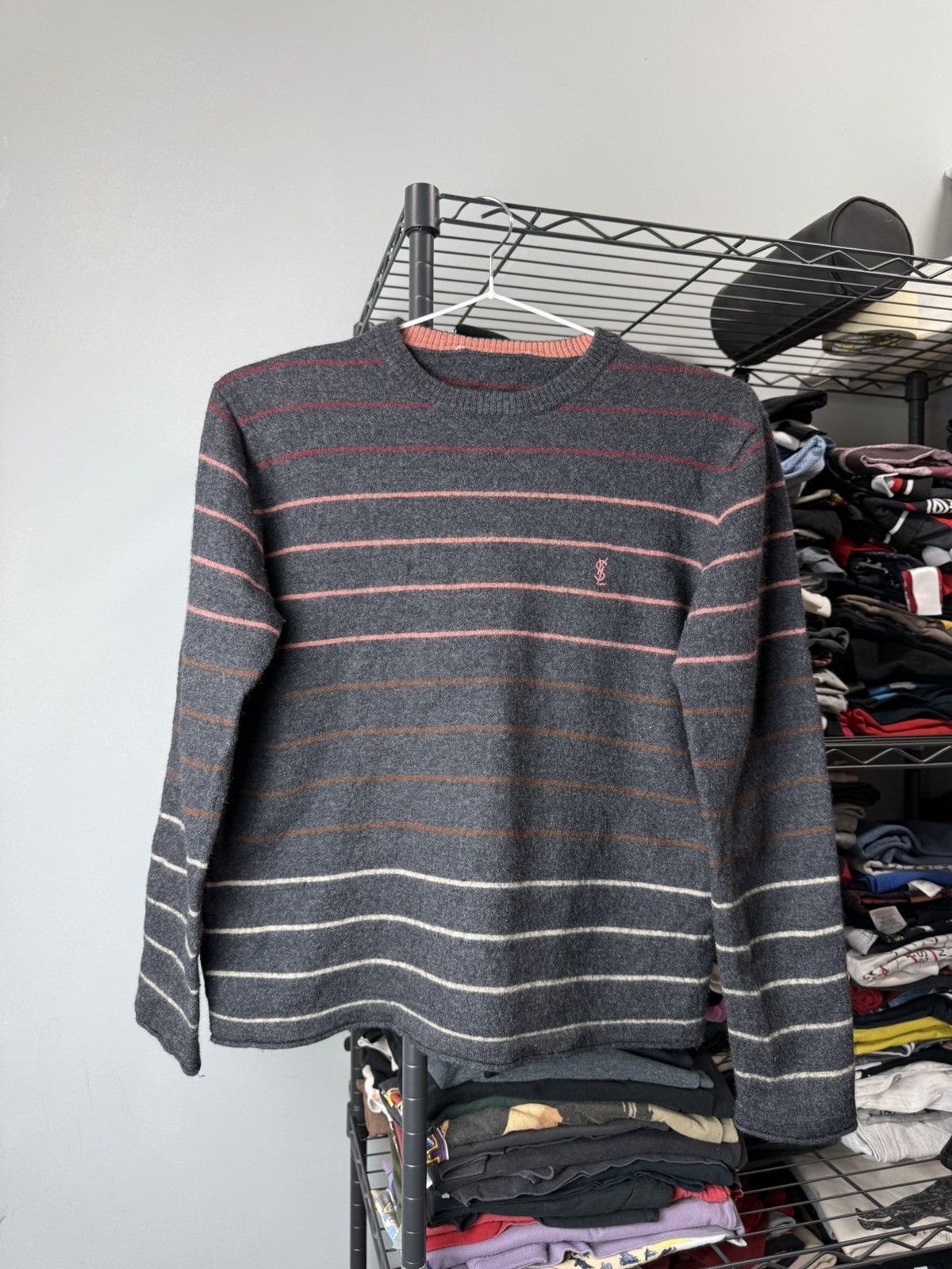 Yves Saint Laurent Vintage 1990’s YSL Yves Saint Laurent Wool Sweater Size S / US 4 / IT 40 - 1 Thumbnail