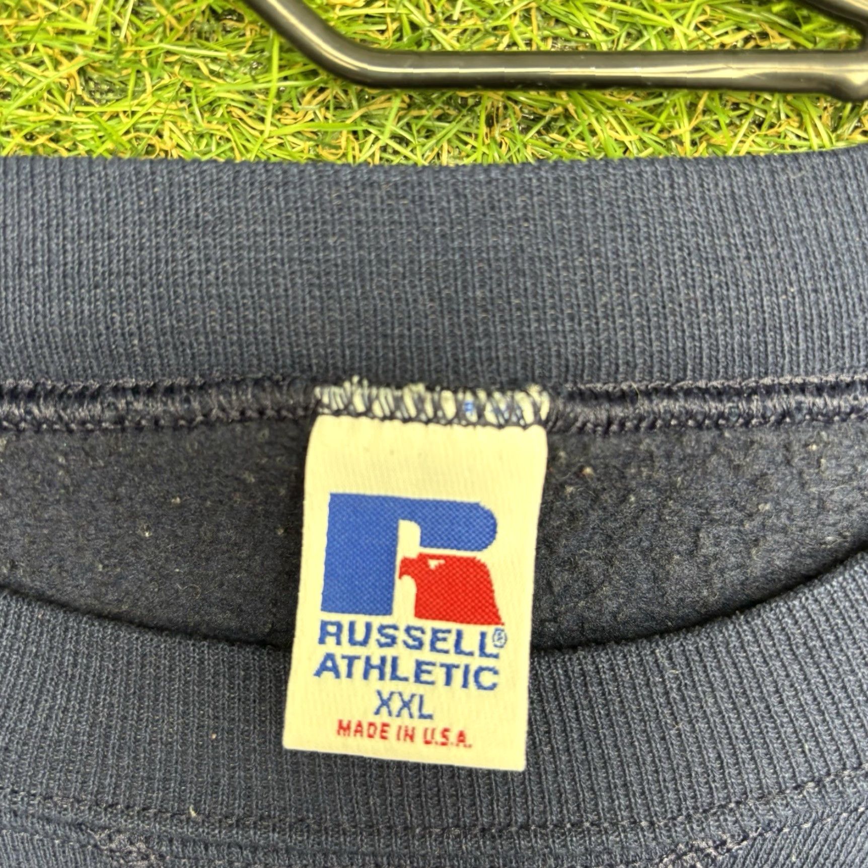 Russell Athletic VINTAGE Russell Athletic Sweatshirt Mens 2XL Blue 90s USA Crewneck Fleece Pullover Sports Size US XXL / EU 58 / 5 - 7 Thumbnail