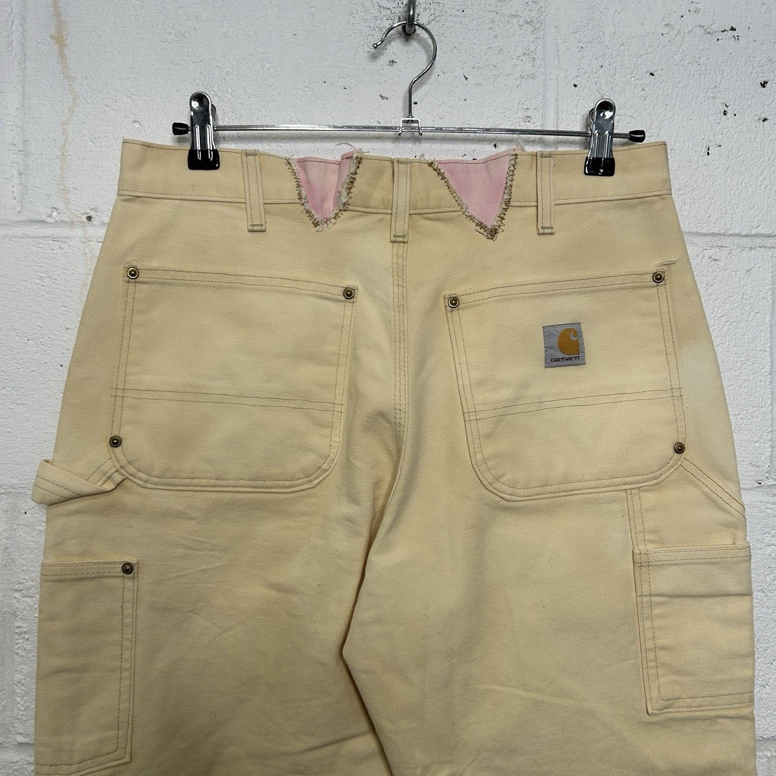 Carhartt Vintage Carhartt Canvas DoubleKnee Pants “Banana” Size US 33 - 5 Thumbnail
