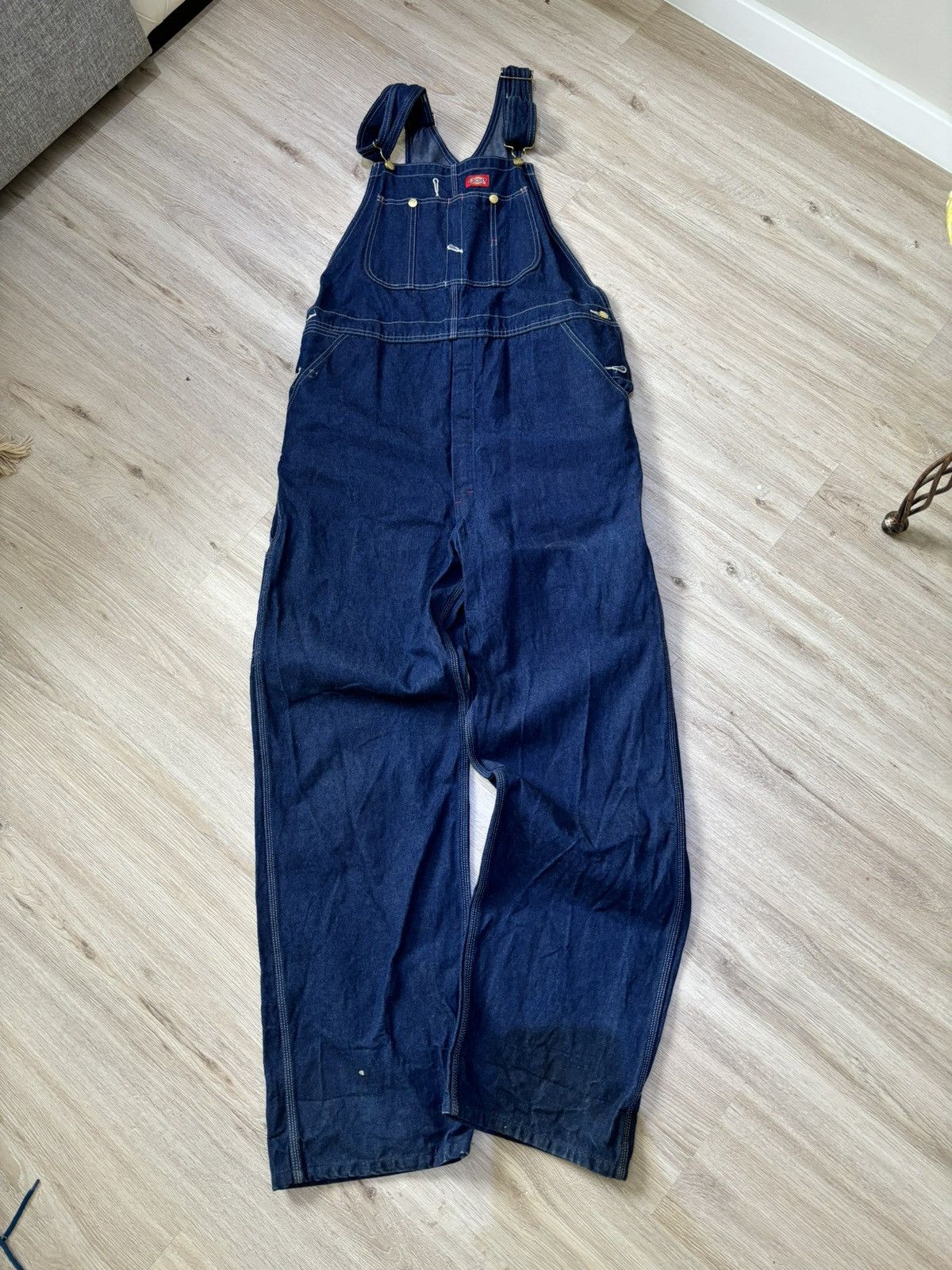 Dickies × Vintage Dickies Double Logo Overalls Vintage36x34Very Good Condition Size US 36 / EU 52 - 6 Thumbnail