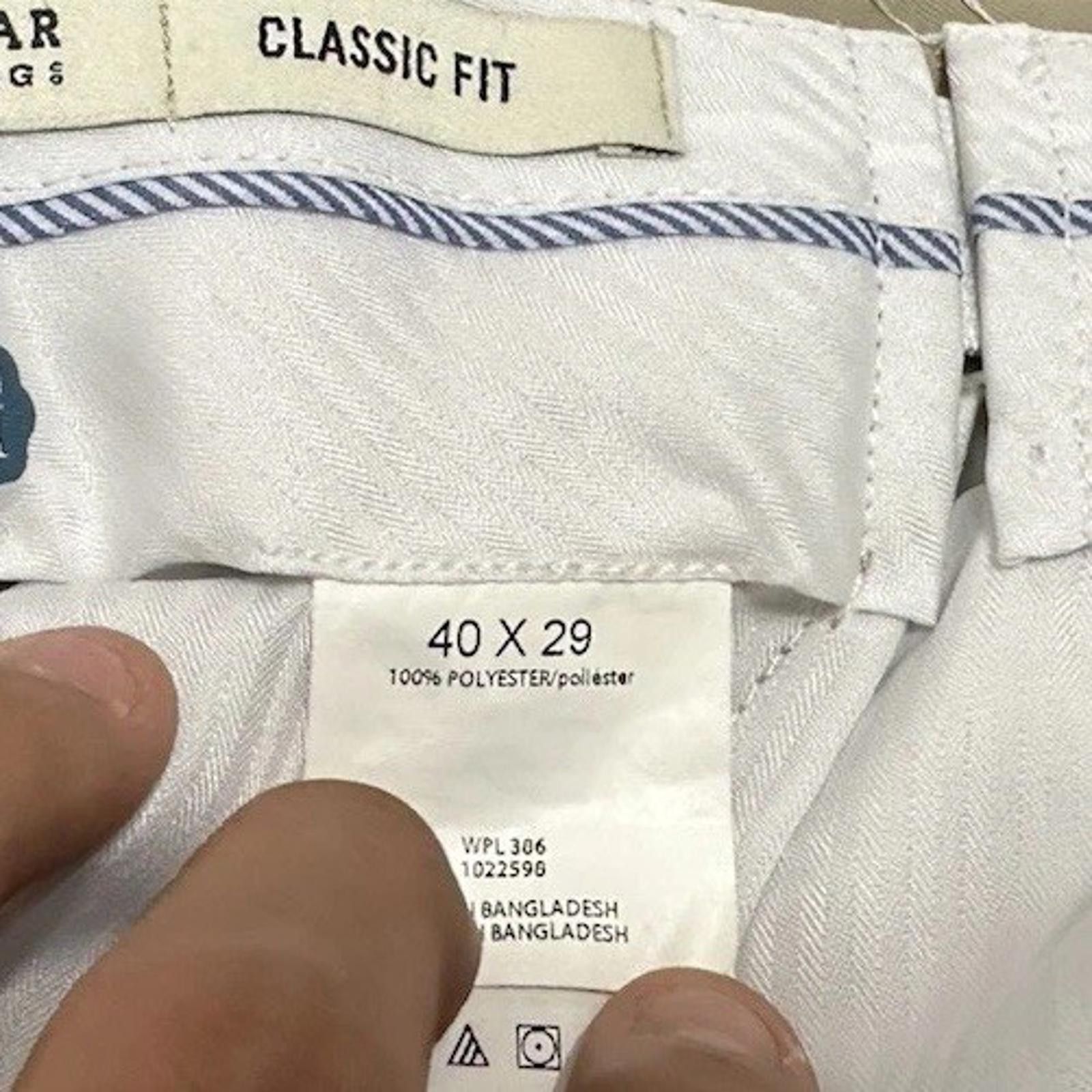Haggar Men’s Hagger Dress Pants Size 40 X 29 Khaki Size US 40 / EU 56 - 4 Thumbnail