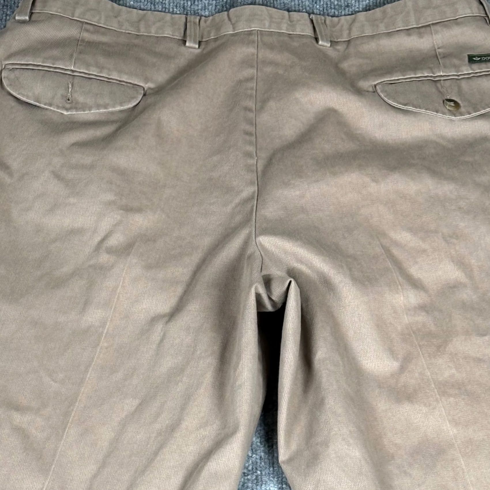 Dockers VINTAGE Dockers Pants Khaki Corduroy Relaxed Fit Pleated 38x30 Waist 36 Y2K 90s Mens Size US 36 / EU 52 - 6 Thumbnail