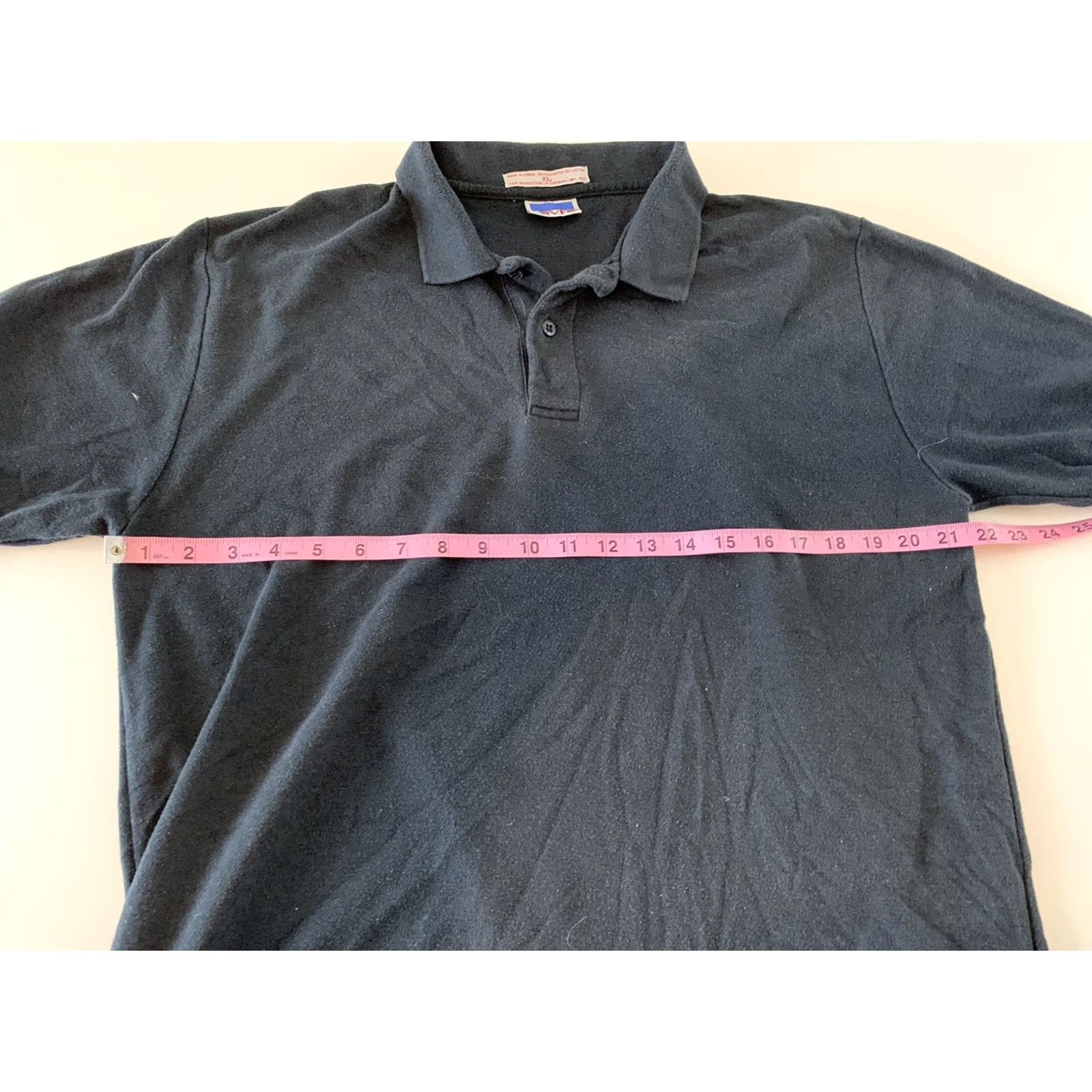 Levi's Vintage Levi's Short Sleeve Polo Shirt Men's XL Cotton Blend Black Size US XL / EU 56 / 4 - 5 Thumbnail