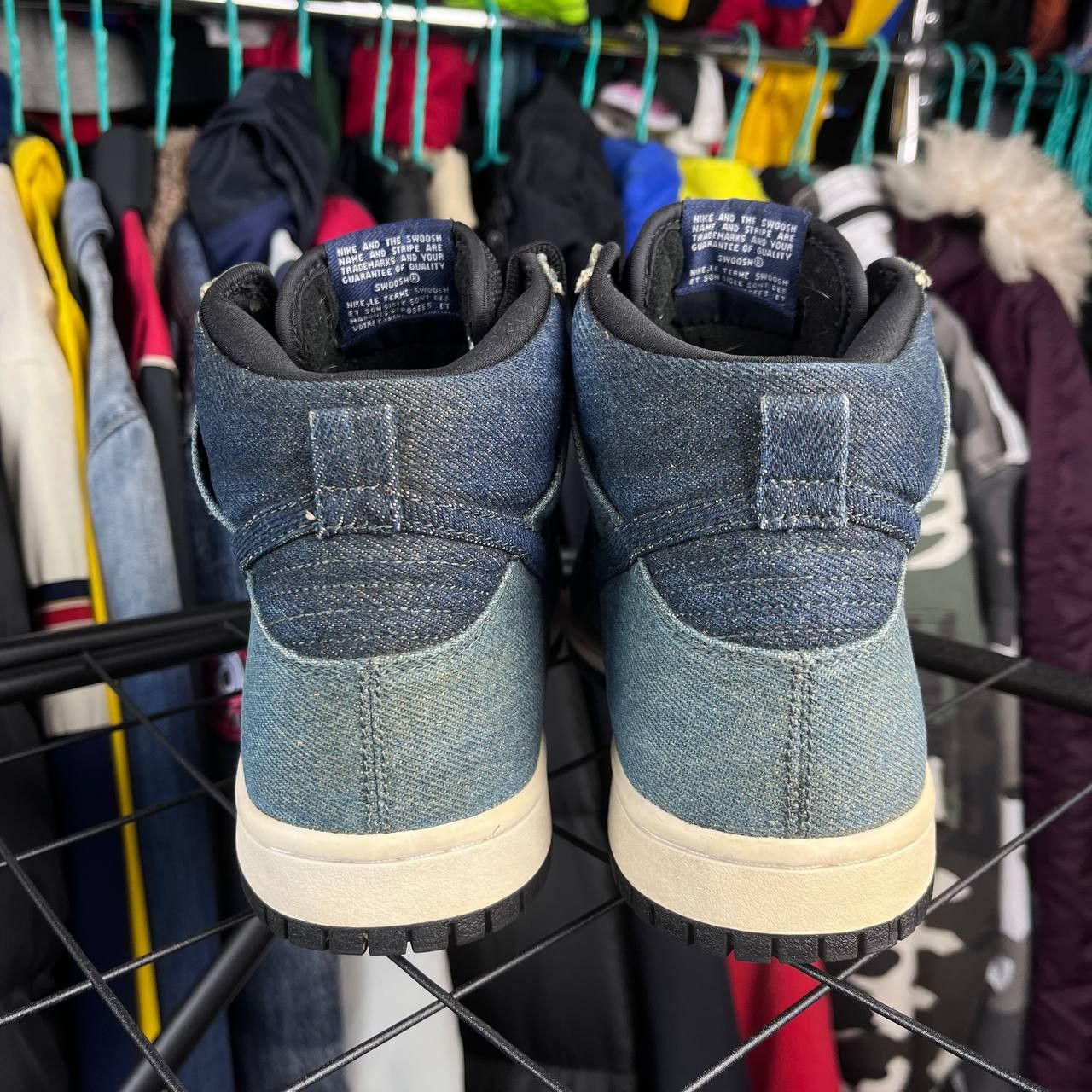 Nike Nike SB Dunk High-Pro Premium Denim Sneakers Size US 7 / EU 40 - 4 Thumbnail