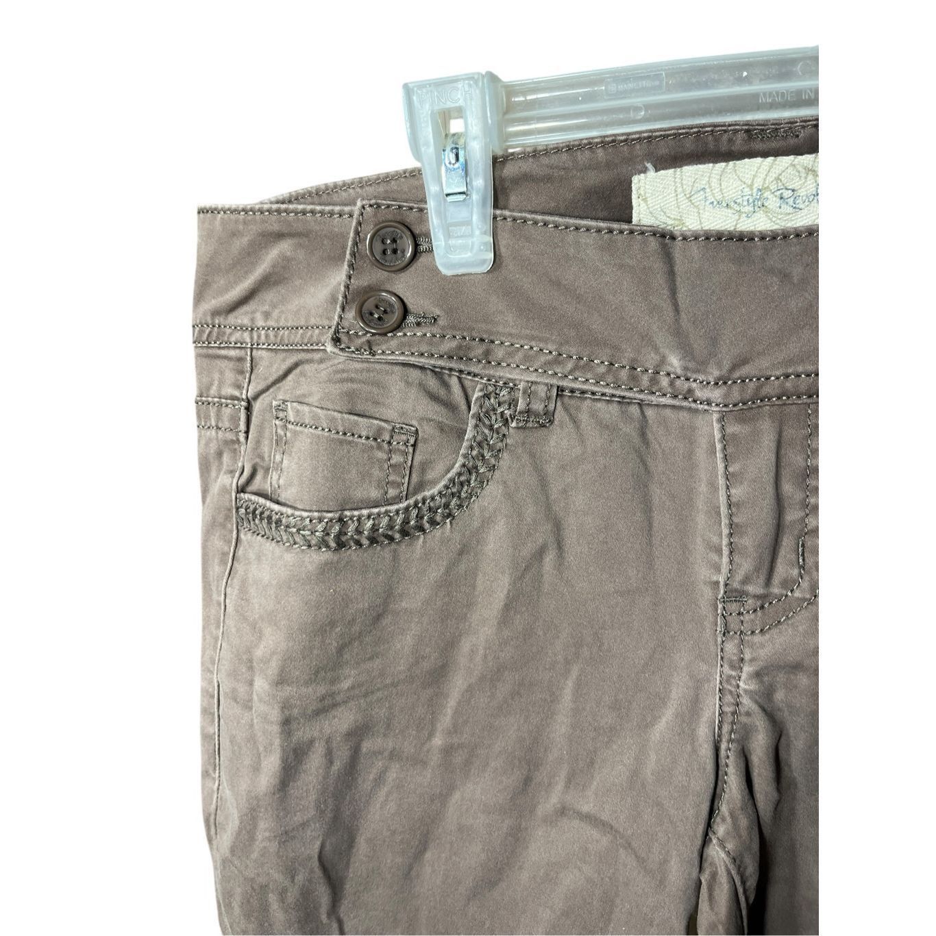 Other Vintage Freestyle Revolution Y2K Brown Low Rise Flare Pants Size 9 Size 34" / US 12 / IT 48 - 5 Thumbnail