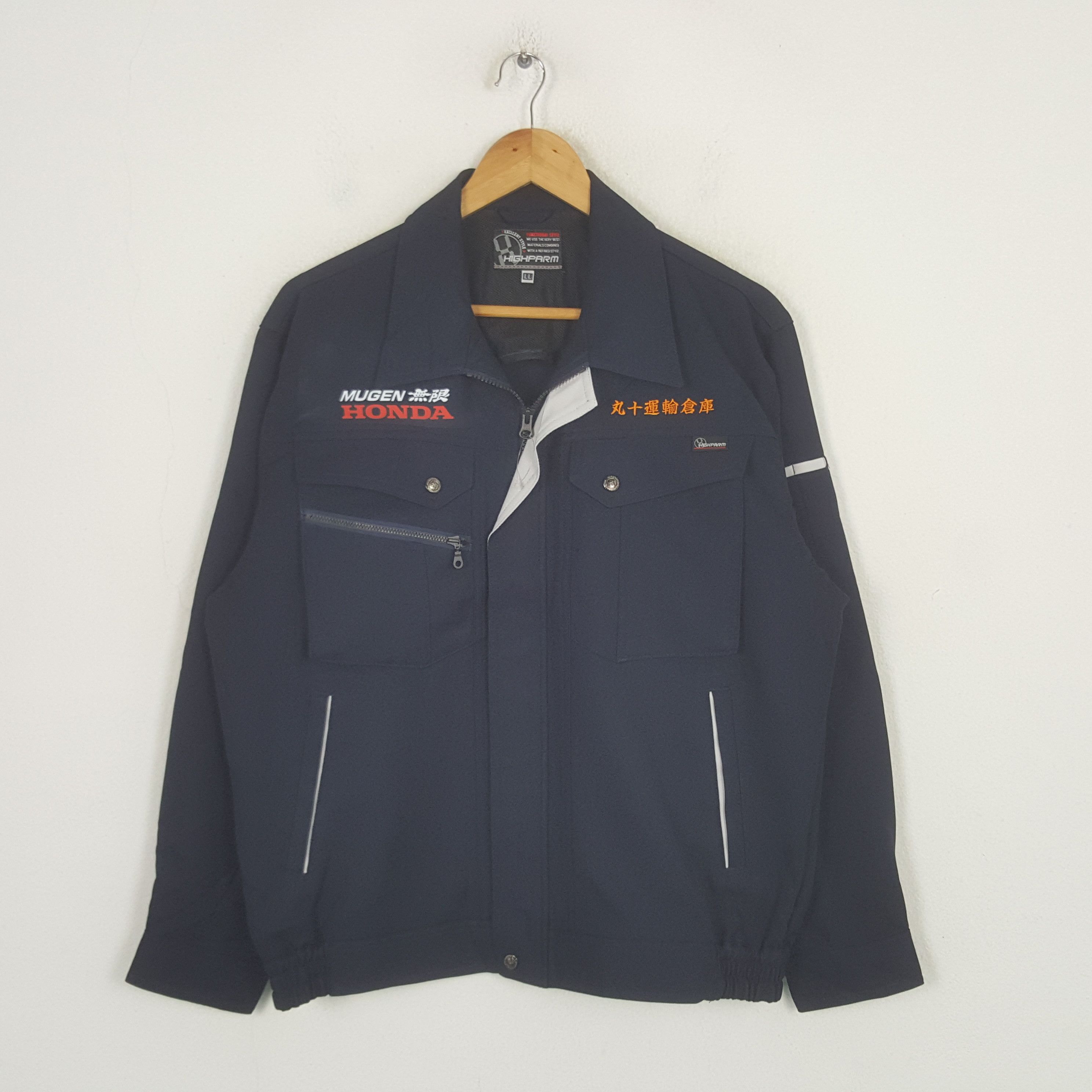 Honda Vintage Mugen Honda Japanese Racing Custom Jacket C296N18 Size US L / EU 52-54 / 3 - 3 Thumbnail