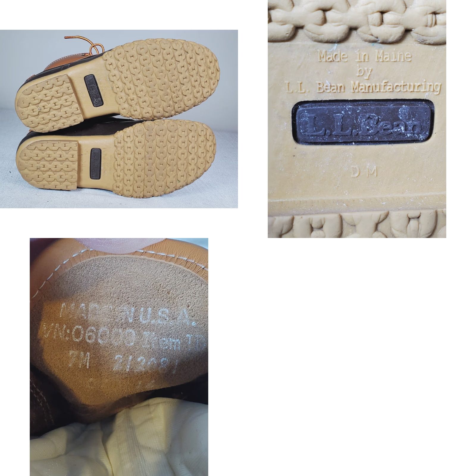 Vintage L.L.Bean Boots Duck Boot 8" Gore-Tex Thinsulate Tan Leather Women's US 7 M Size US 7 / IT 37 - 9 Thumbnail