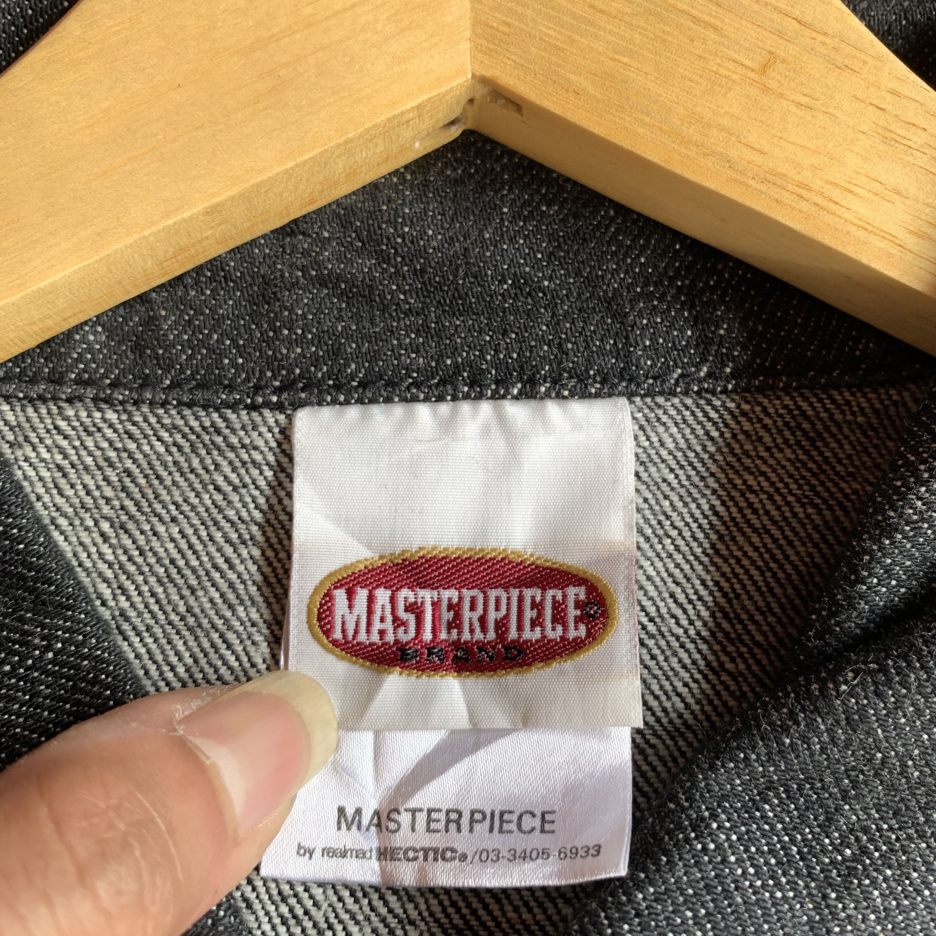 MasterPiece Japanese Brand MASTERPIECE Washed Rusty Denim Jacket Size US L / EU 52-54 / 3 - 7 Thumbnail