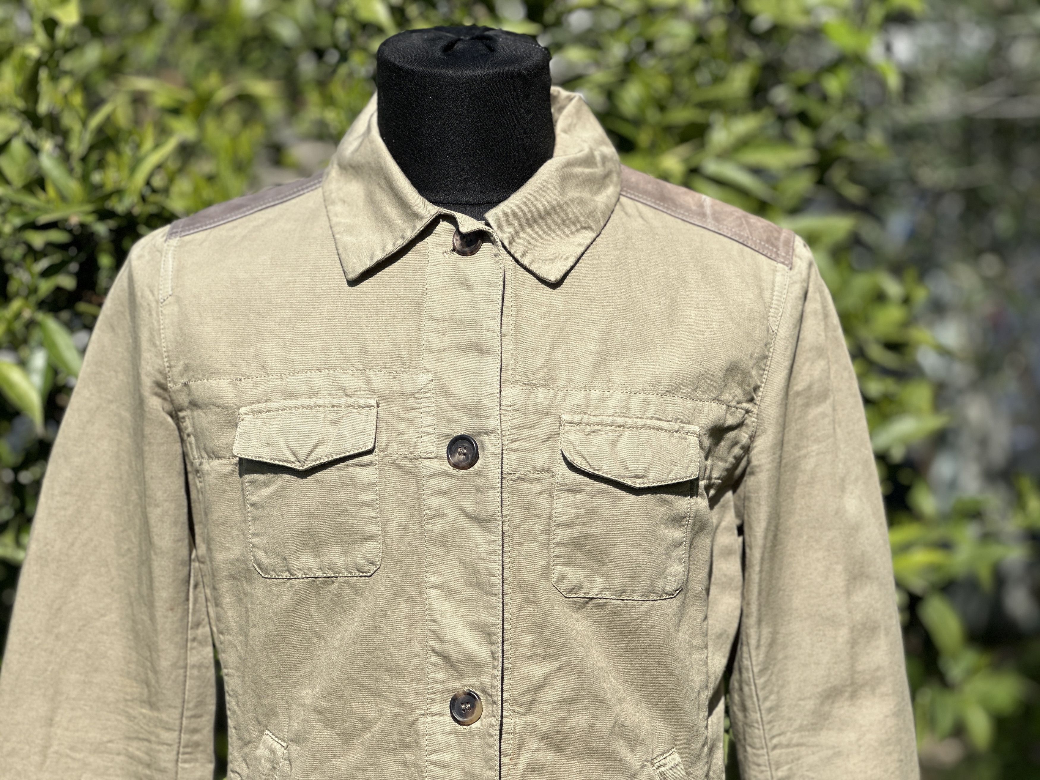 Prada Milano 280775 Bomber Light Leather Size 44 M L