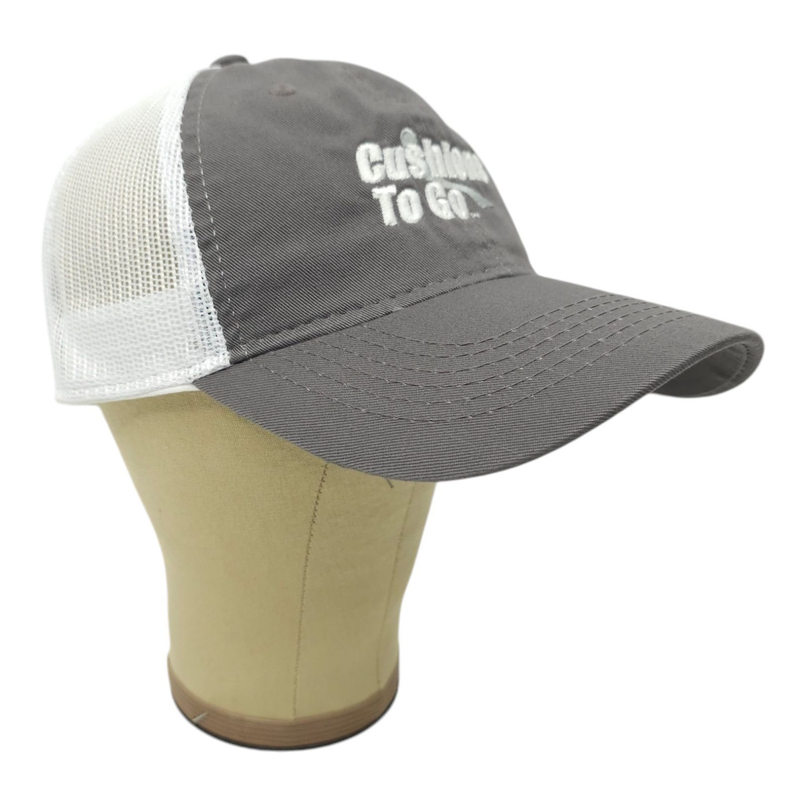 Other Cushions To Go Mesh Strapback Cap Embroidered Logo Trucker Size ONE SIZE - 3 Thumbnail