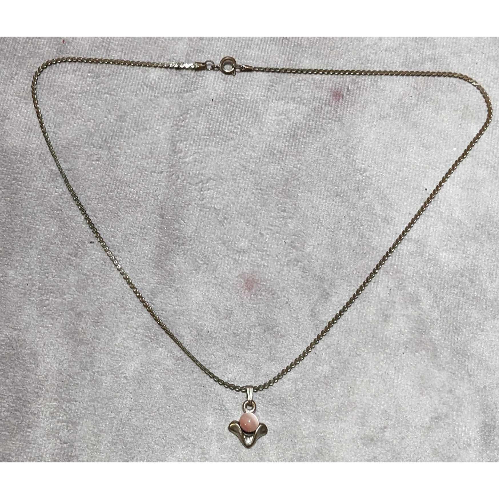 Other Minimalist Pink Cateye Abstract Pendant Necklace Size ONE SIZE - 11 Thumbnail