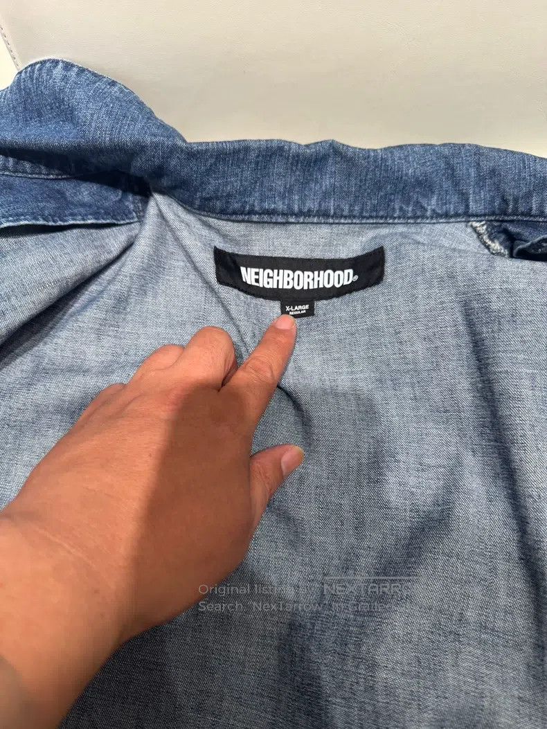 Neighborhood Neighborhood Men's Washed Denim Jacket Size US XL / EU 56 / 4 - 4 Thumbnail