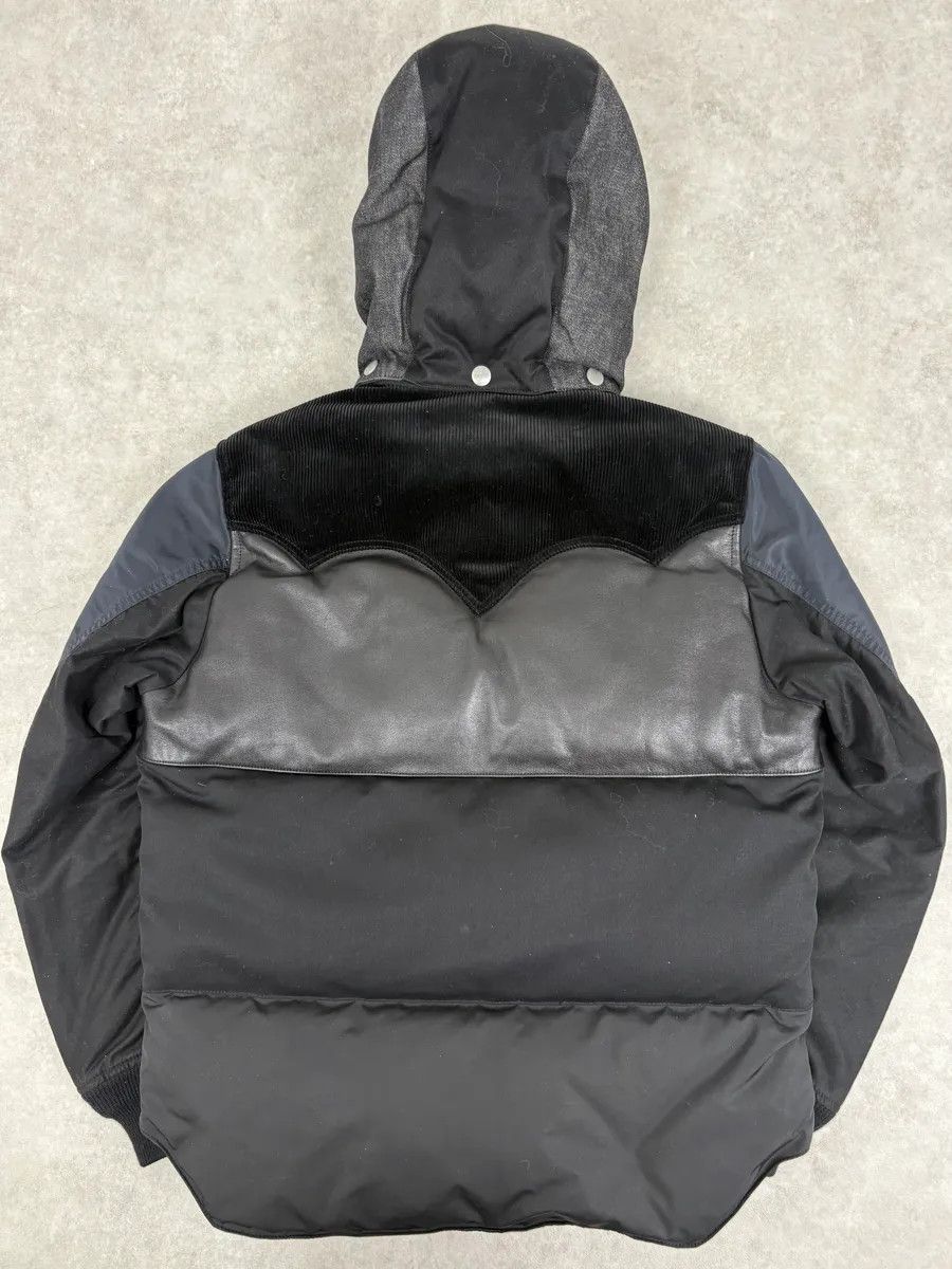 Comme des Garcons AW2013 Comme des Garçons Ganryu Black Leather Hooded Puffer Nylon Jacket Size US S / EU 44-46 / 1 - 9 Thumbnail