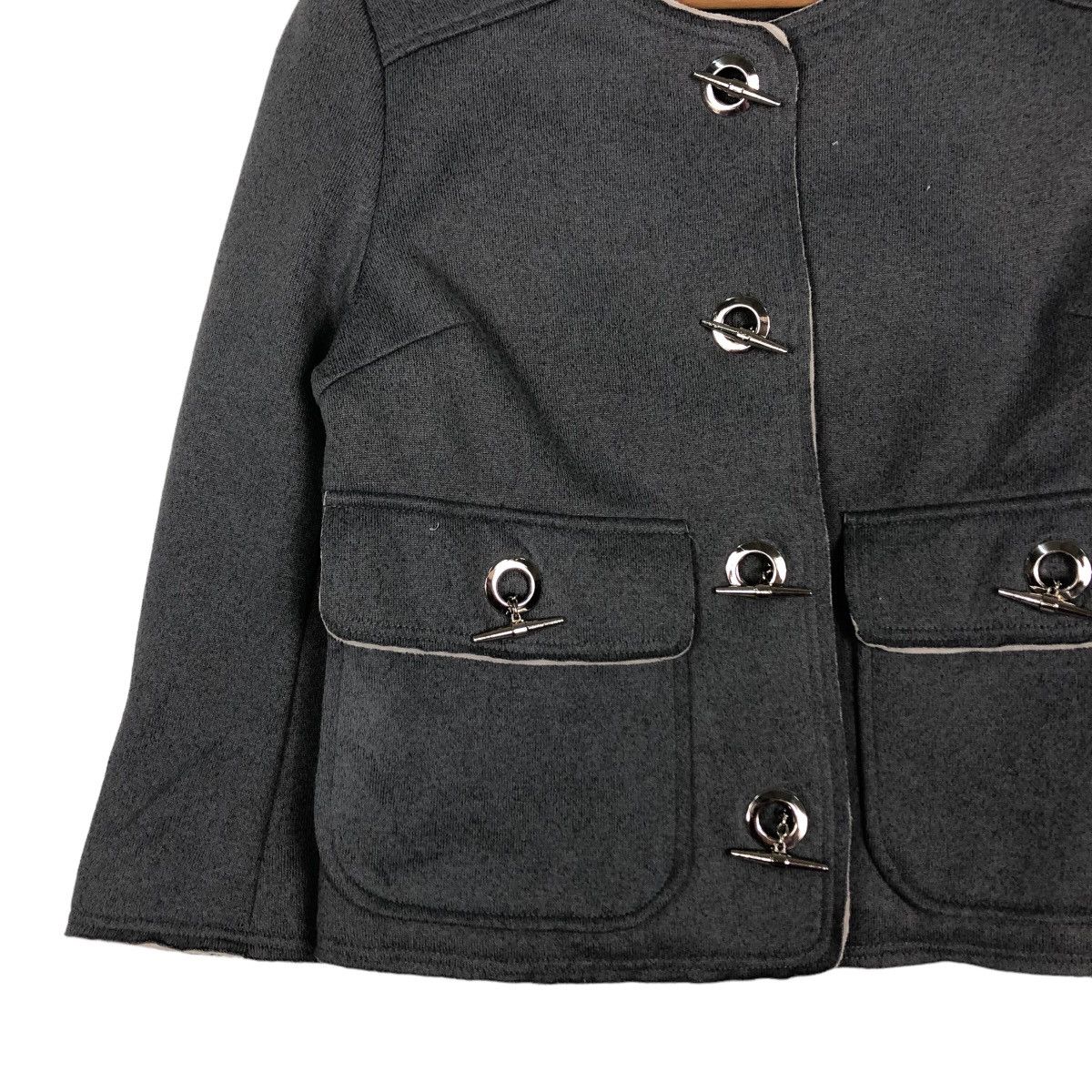 Japanese Brand 🔥Cropped Biker Jacket Double Standard Clothing Japan Size US M / EU 48-50 / 2 - 4 Thumbnail