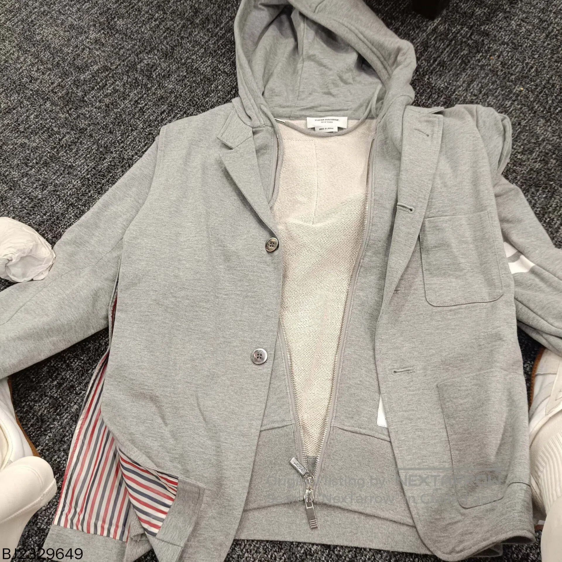 Thom Browne thom browne long sleeve hooded jacket. Size US S / EU 44-46 / 1 - 1 Thumbnail