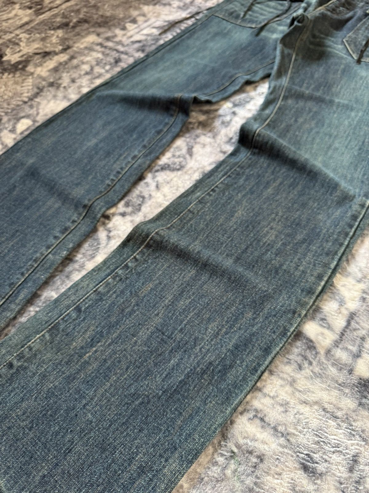 L7 Real Hip L7 Real Hip Leather Lace-up Braided Pocket Flared Jeans Size US 32 / EU 48 - 11 Thumbnail