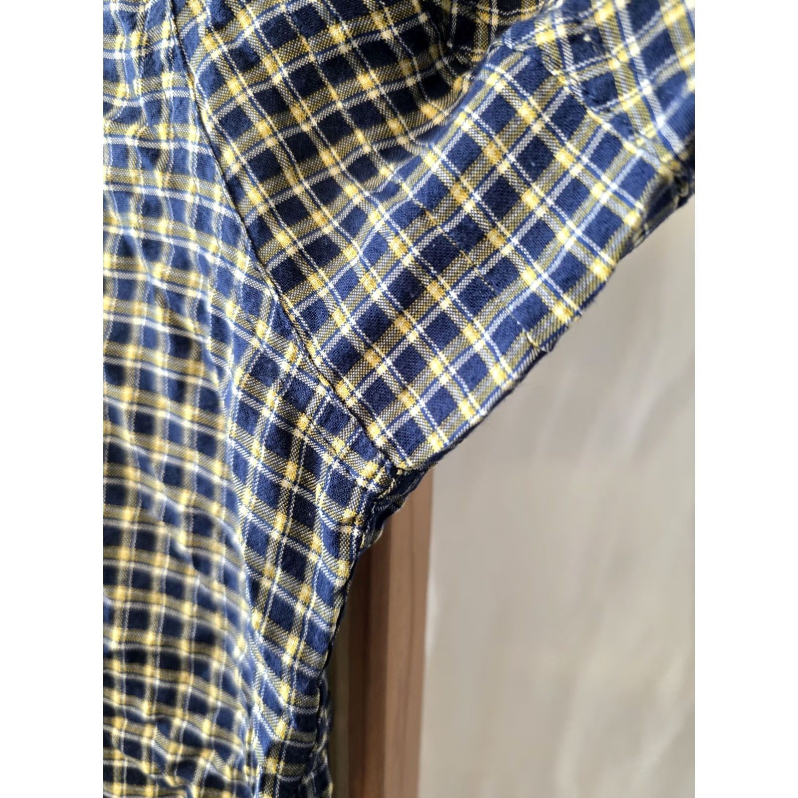 CO Duluth Men’s Short Sleeve Button-Down Plaid Shirt - Size L, Multicolor, Polyester, Rayon, Button-Up, Casual, Travel, Classic Outdoor Size US L / EU 52-54 / 3 - 7 Thumbnail