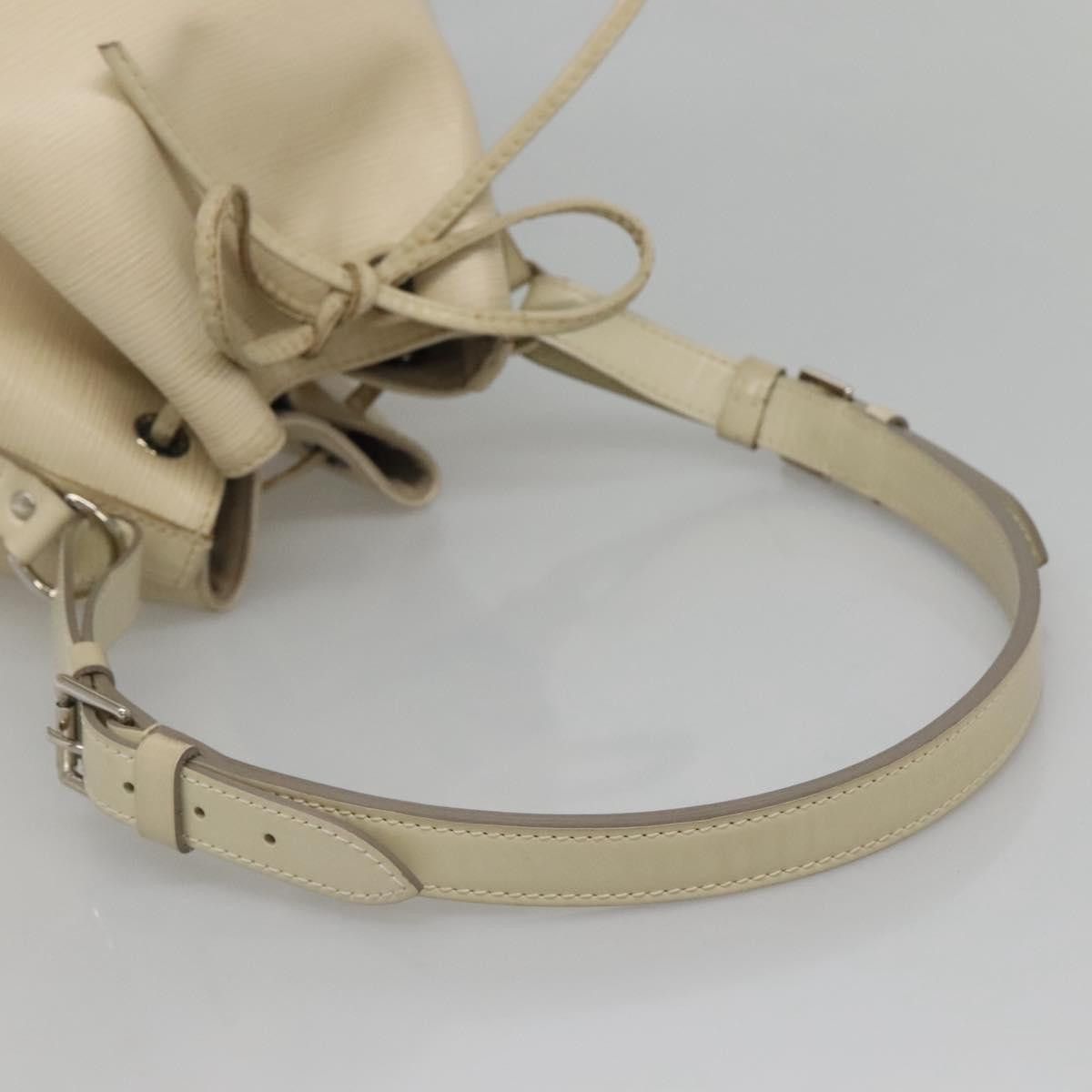 Louis Vuitton LOUIS VUITTON Epi Petit Noe Shoulder Bag White Yvoire Size ONE SIZE - 7 Thumbnail