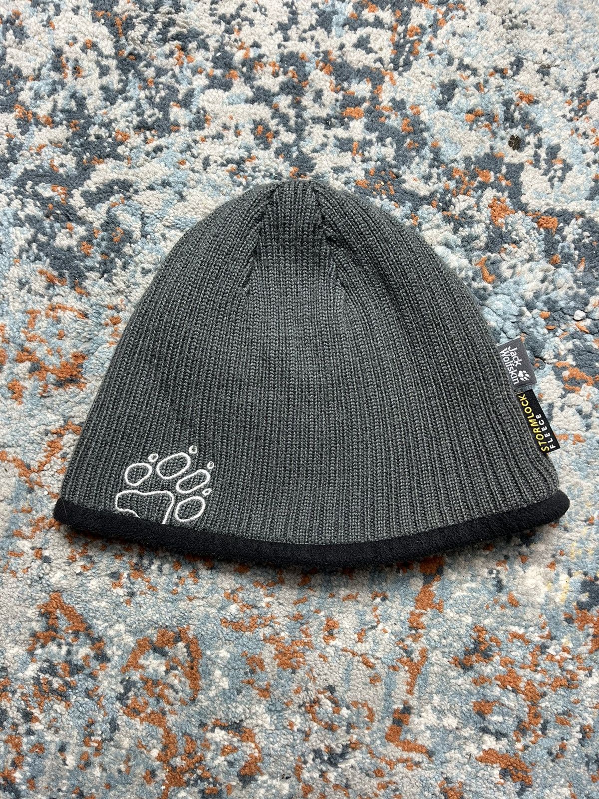 Jack Wolfskin × Vintage Vintage y2k Jack Wolfskin ribbed beanie gorpcore Size ONE SIZE - 1 Thumbnail