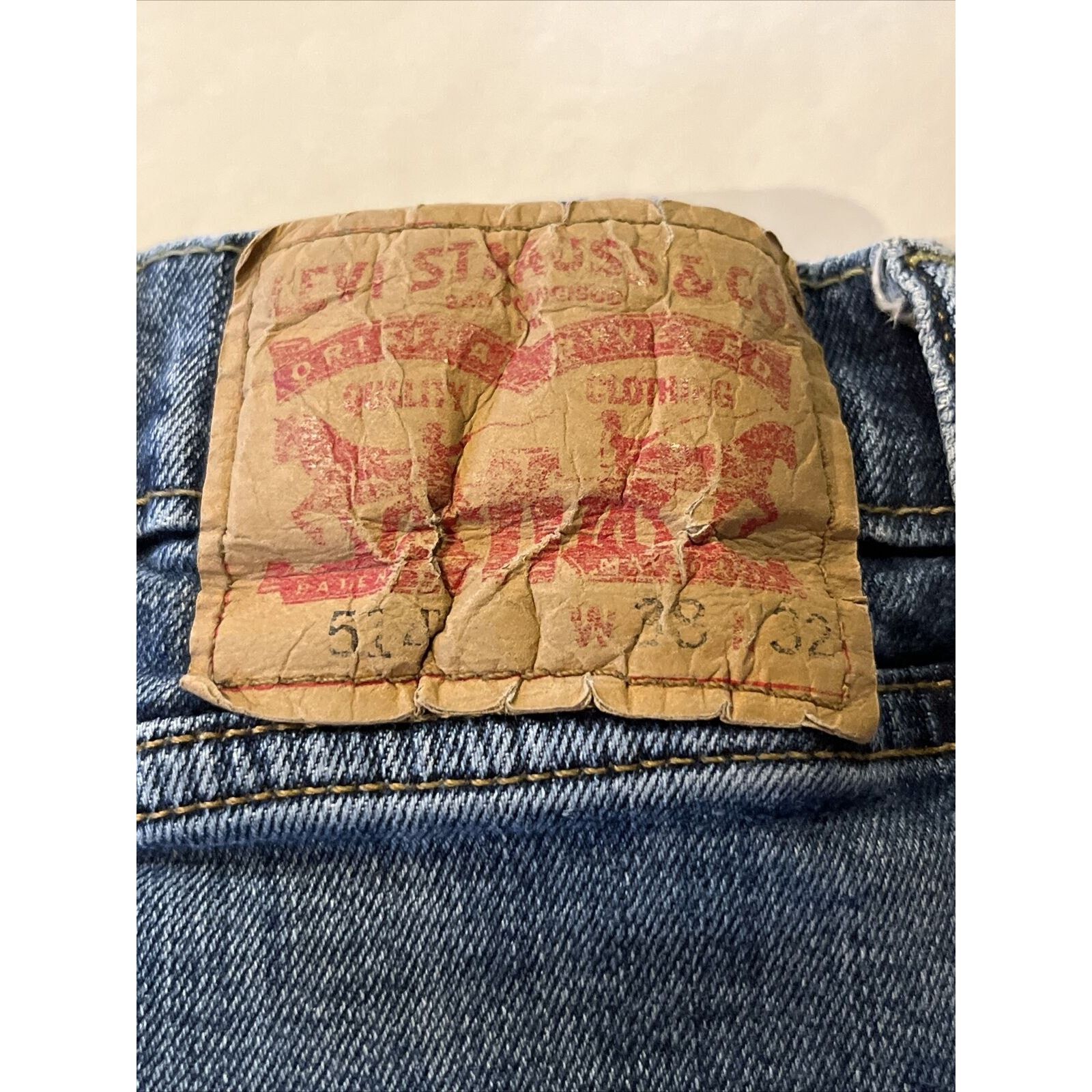 Levi's VTG Levis 505 Jeans Mens 38x32 USA Regular Fit Mid Rise EUC Size US 36 / EU 52 - 13 Thumbnail