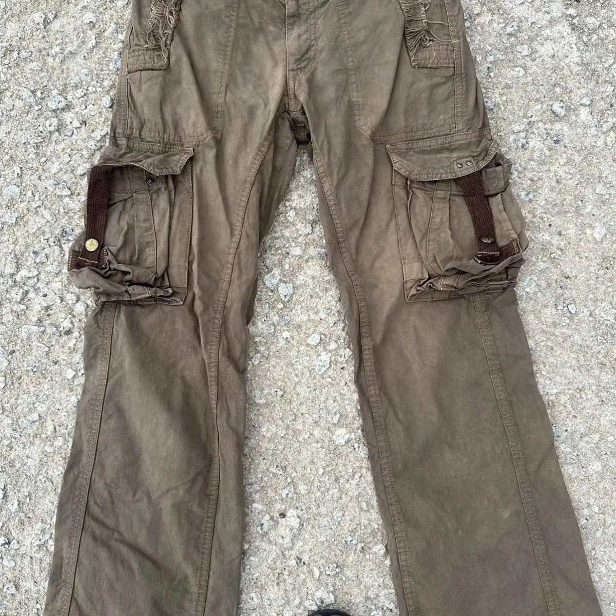 Generic Surplus SICKS💥FLARE/BOOTCUT SURPLUS Japan Tactical Multi Cargo Pants Size US 30 / EU 46 - 2 Thumbnail
