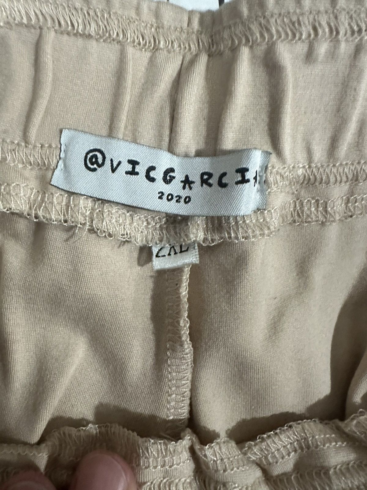 Other VGA STUDIOS "A DREAMER'S REALITY" BEIGE TRACK PANT Size US 38 / EU 54 - 3 Thumbnail